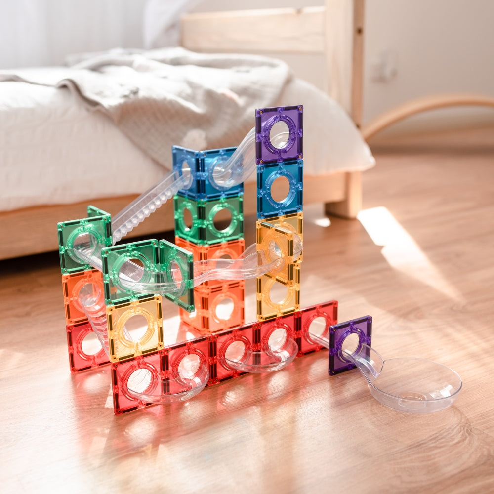 Tiles 92 Piece Rainbow Ball Run Pack Toyworld Australia — free download
