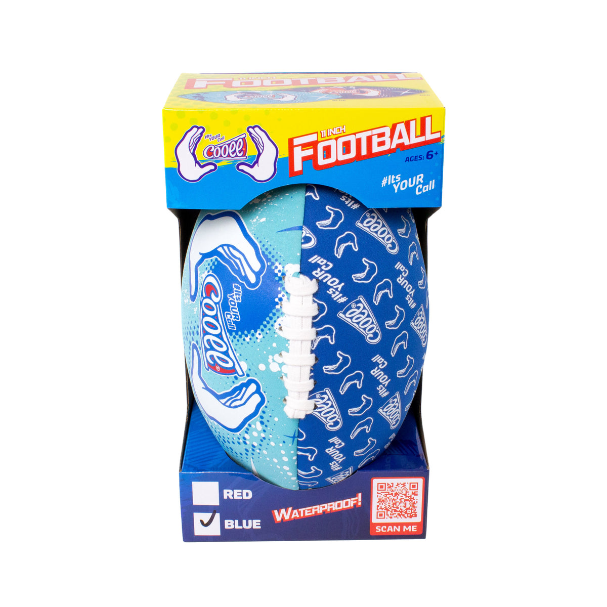 Cooee Neoprene Football 11 Inch - Blue