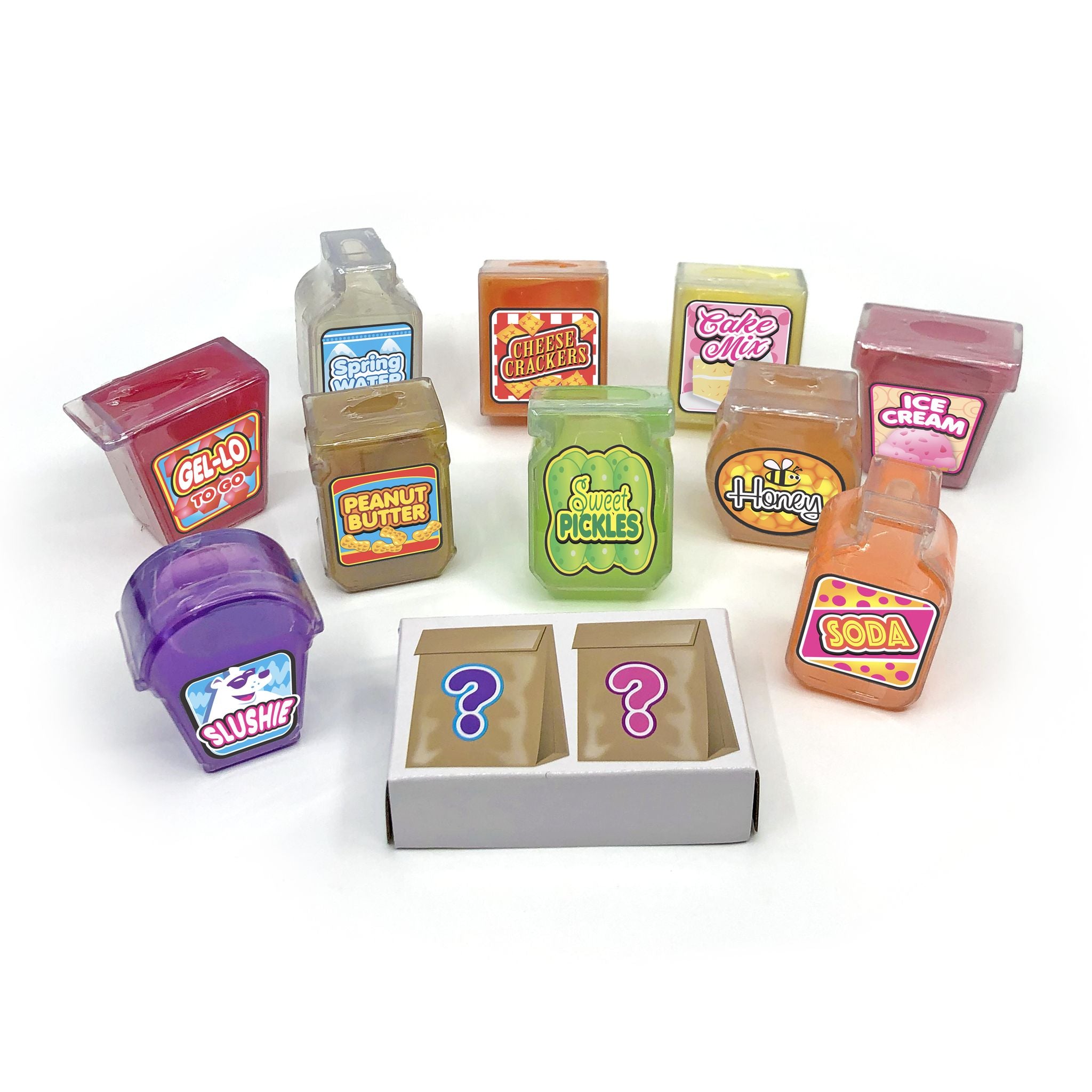 Cra-Z-Slimy Mini Mania Slimy Food - Grocery Set 1