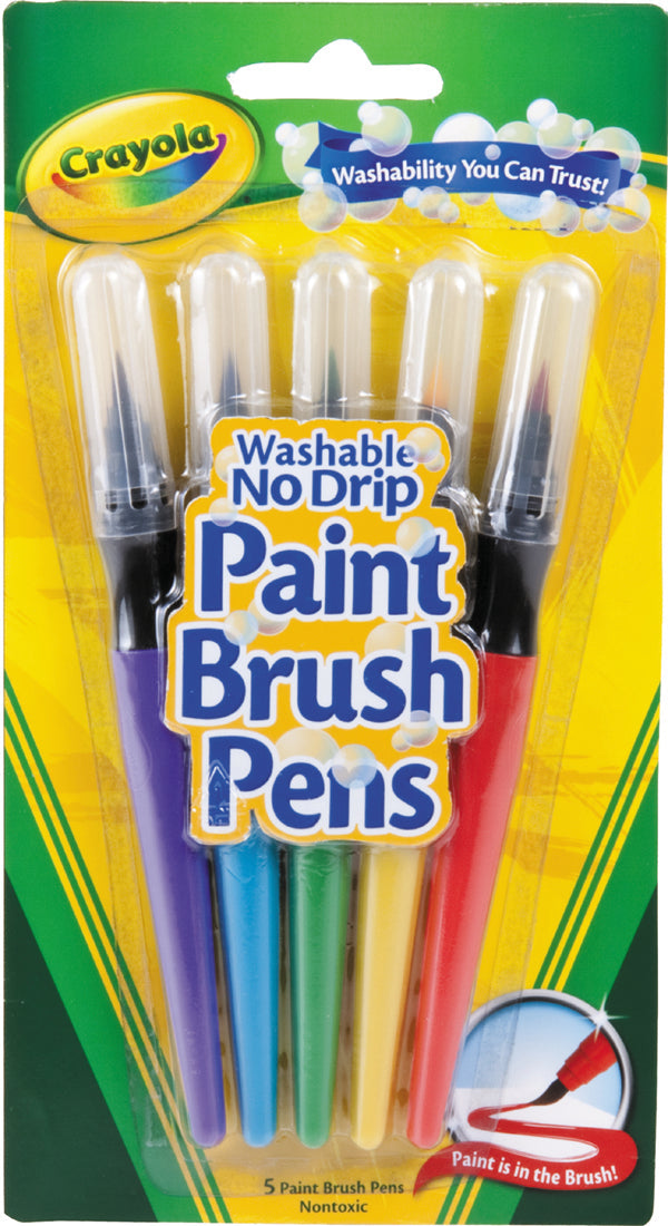 Crayola Washable Paint Brush Pens 5 Pack