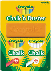 CRAYOLA CHALK N DUSTER BLISTER PACK