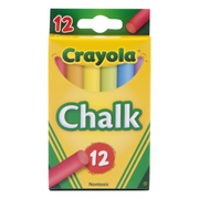 Crayola 12 Coloured Chalk Sticks