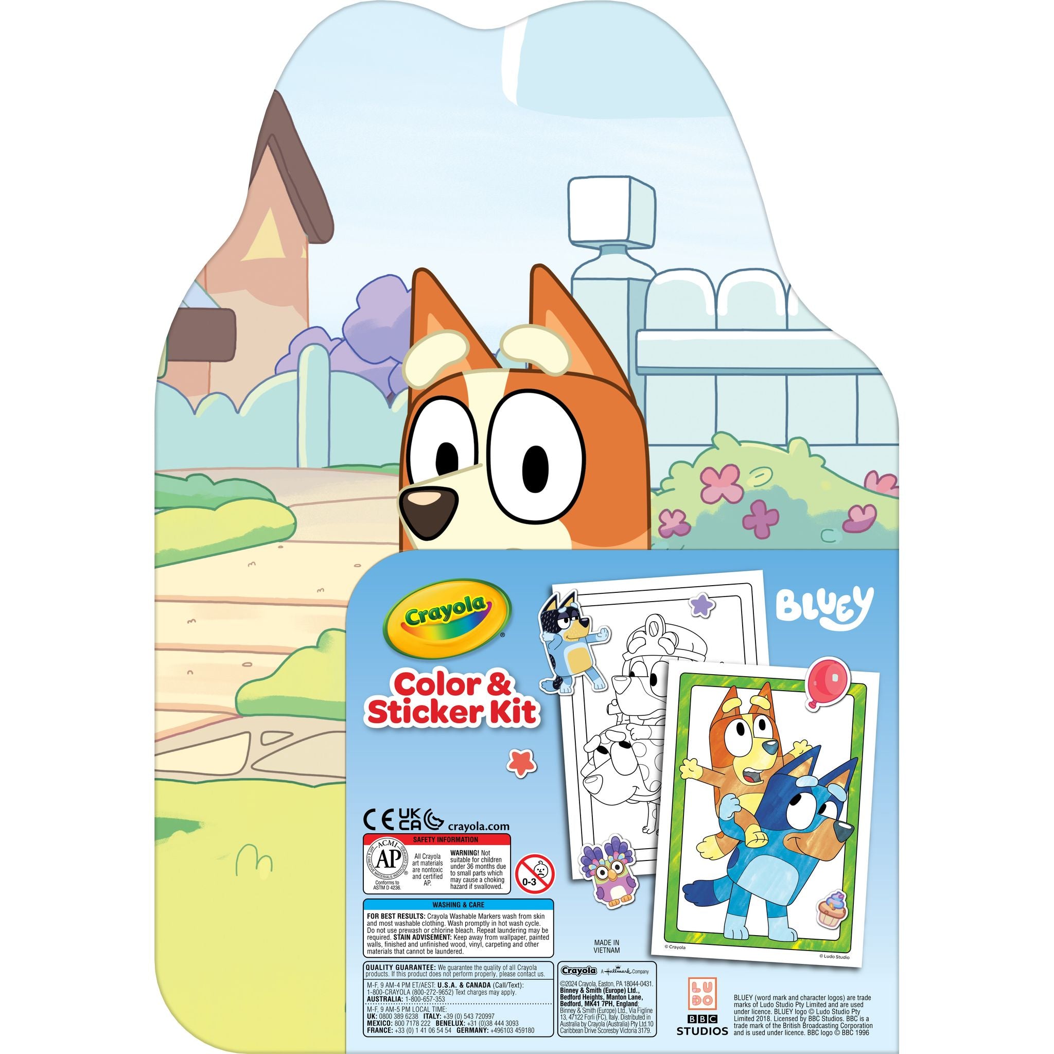 Crayola Bluey Colour & Sticker Activity Set
