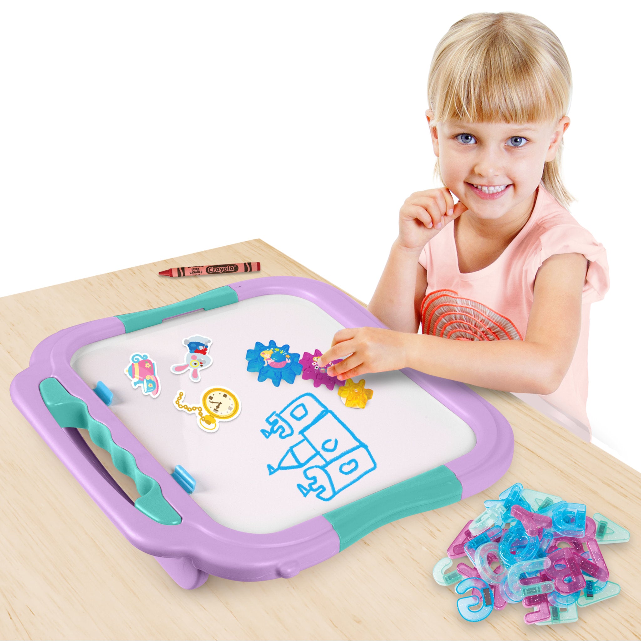 Crayola Ready-to-Play Double-Sided Board & Storybook Magnetic Playset
