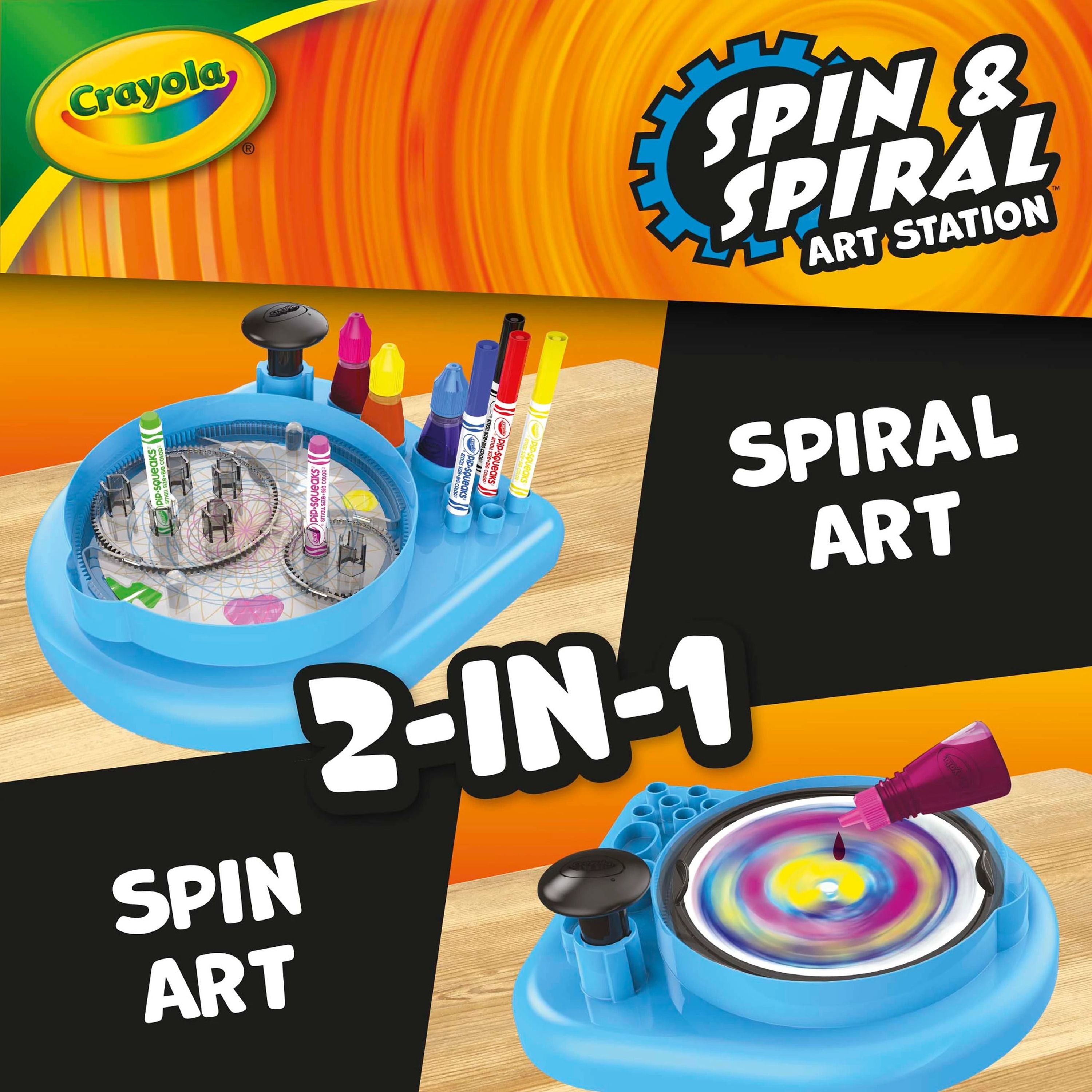 Crayola Spin & Spiral Art Station