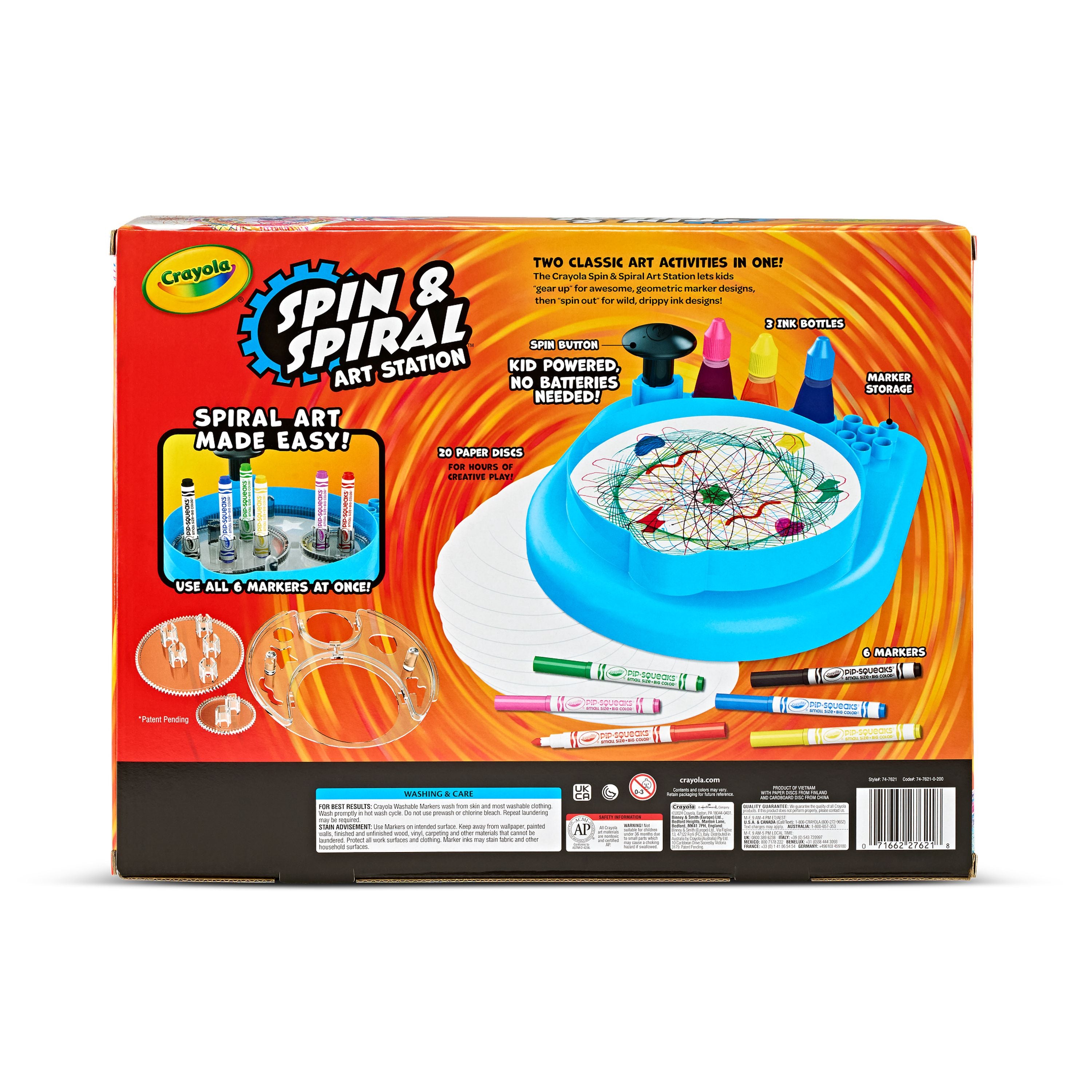 Crayola Spin & Spiral Art Station