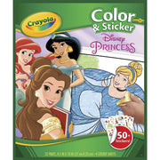 Crayola Disney Princess Colour & Sticker Book