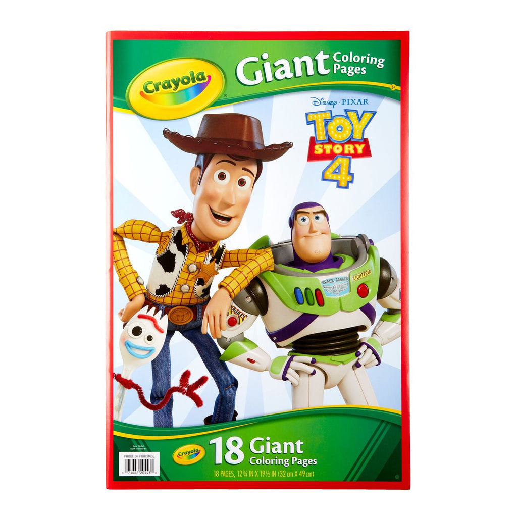 CRAYOLA DISNEY TOY STORY 4 GIANT COLORING PAGES