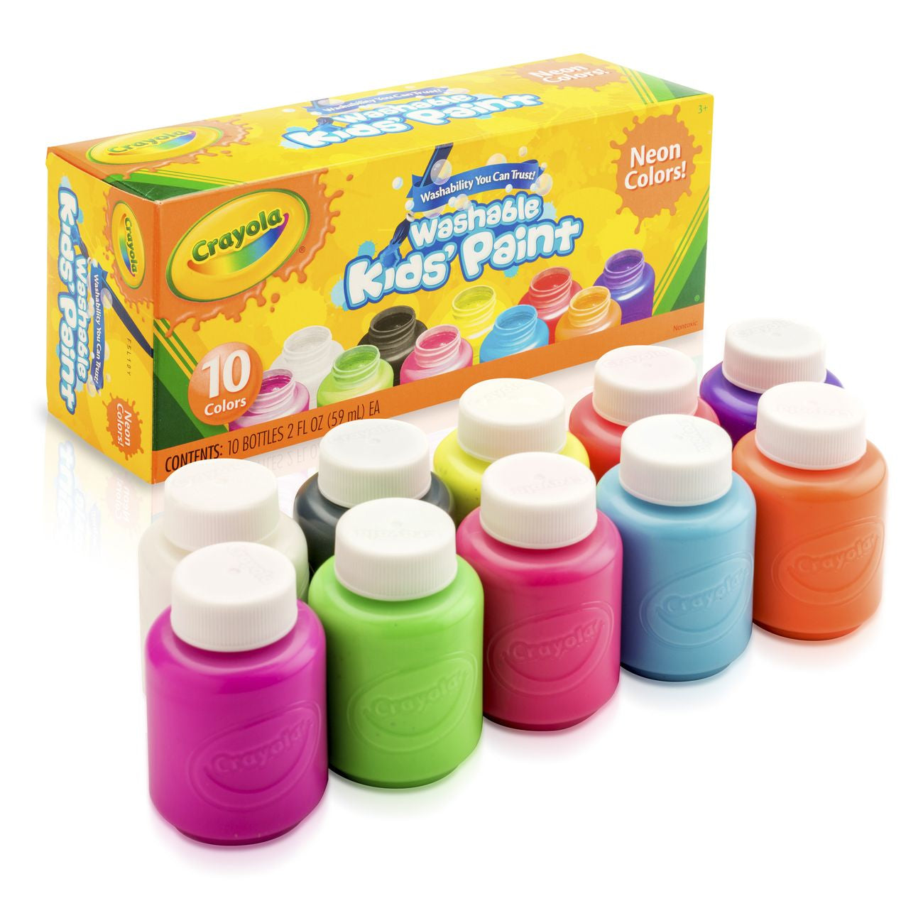 Crayola Washable Neon Paint 10 Pack