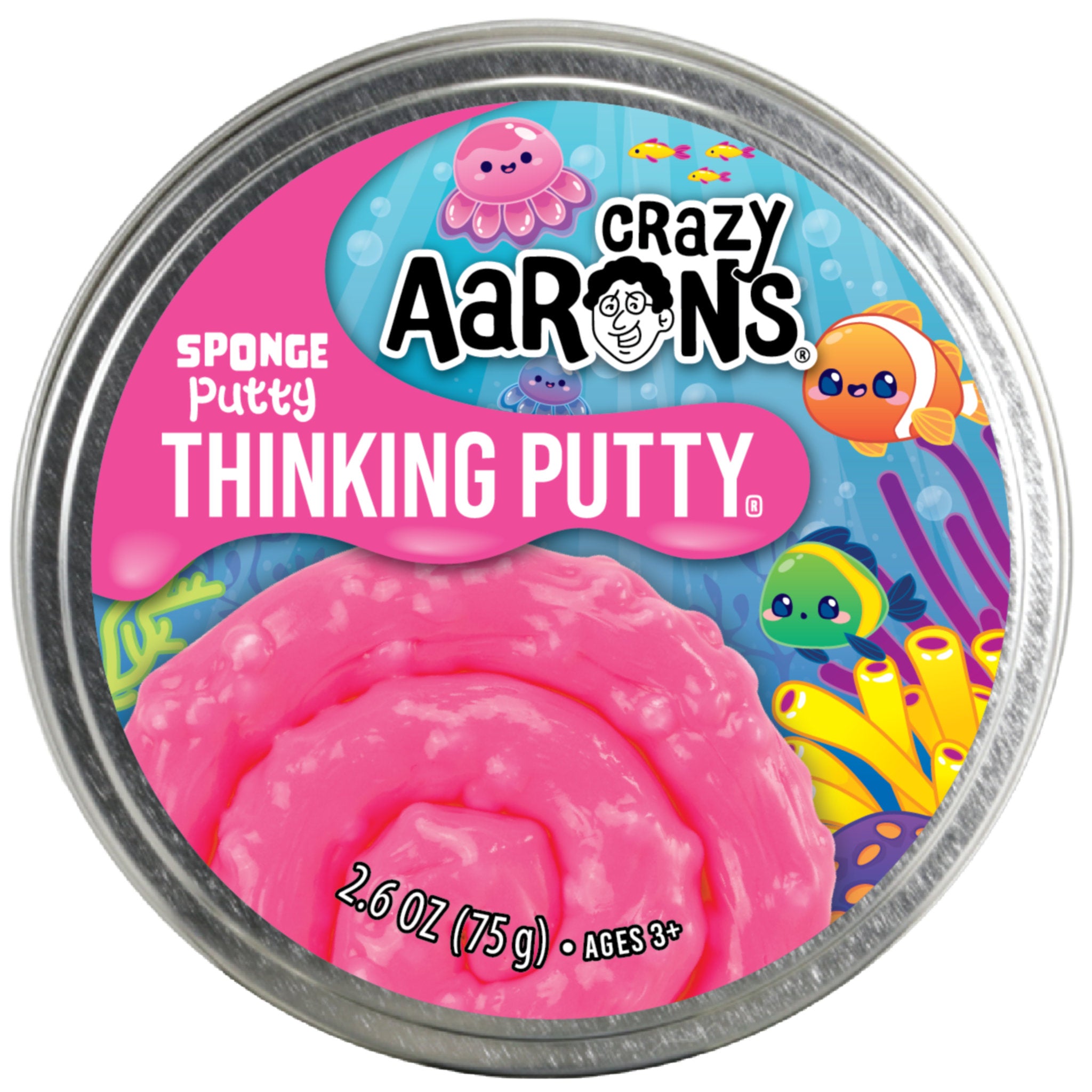 Crazy Aaron's Thinking Putty Sponge Putty