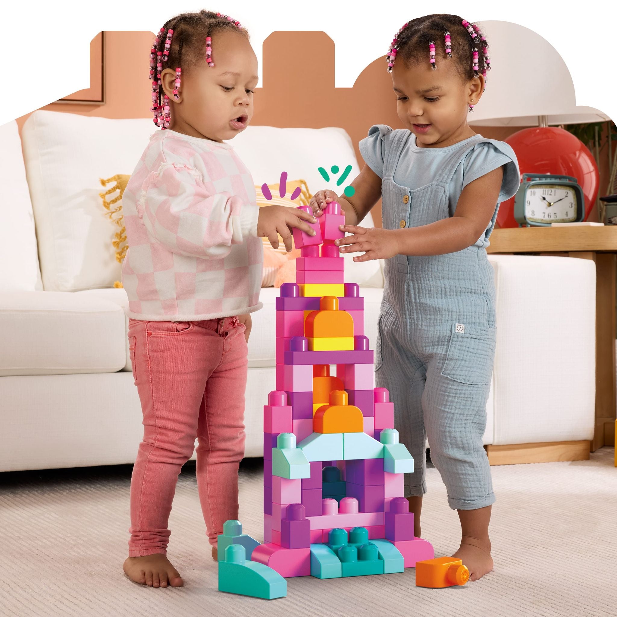 MEGA Bloks Big Building Bag - Pink