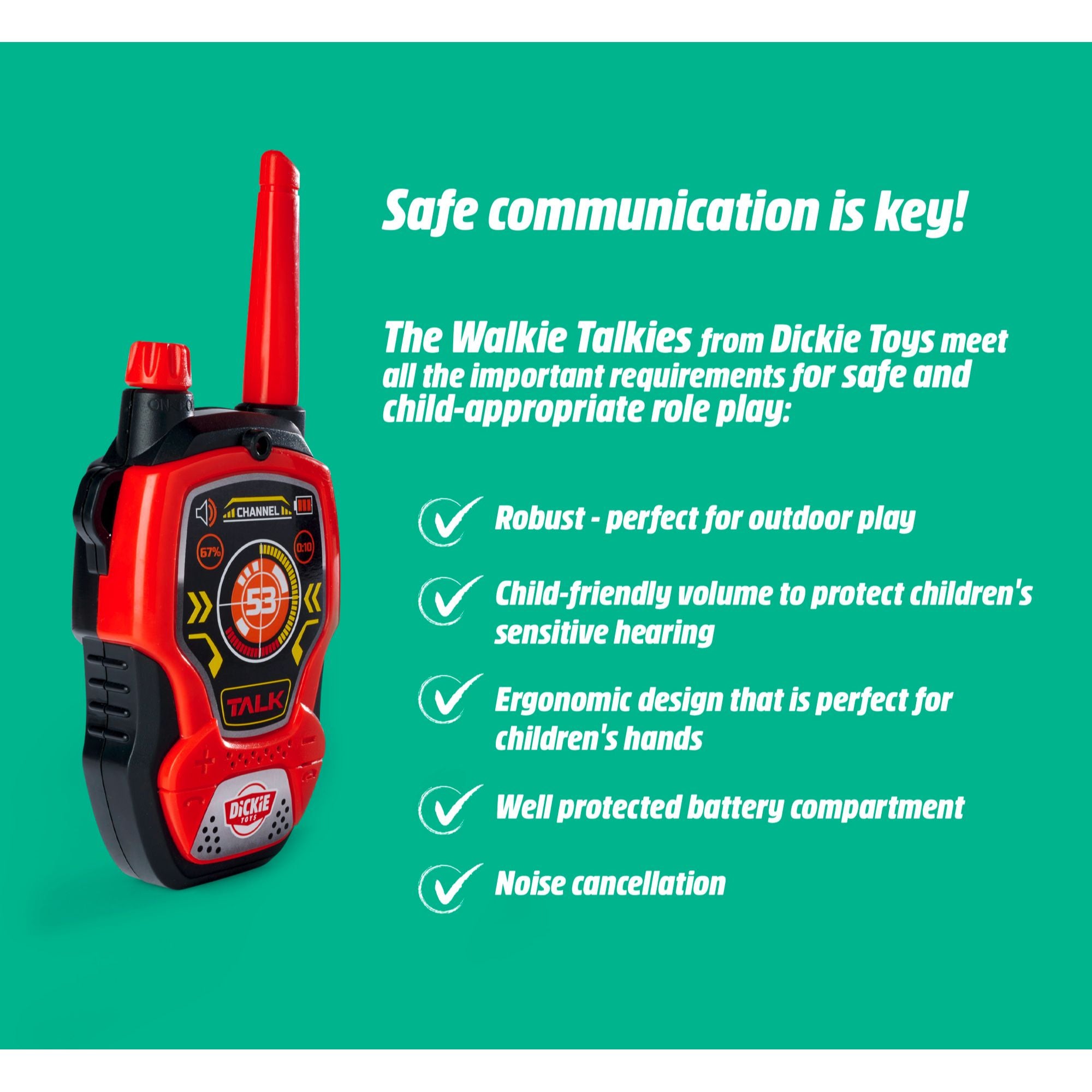 Dickie Toys Walkie Talkie Easy Call