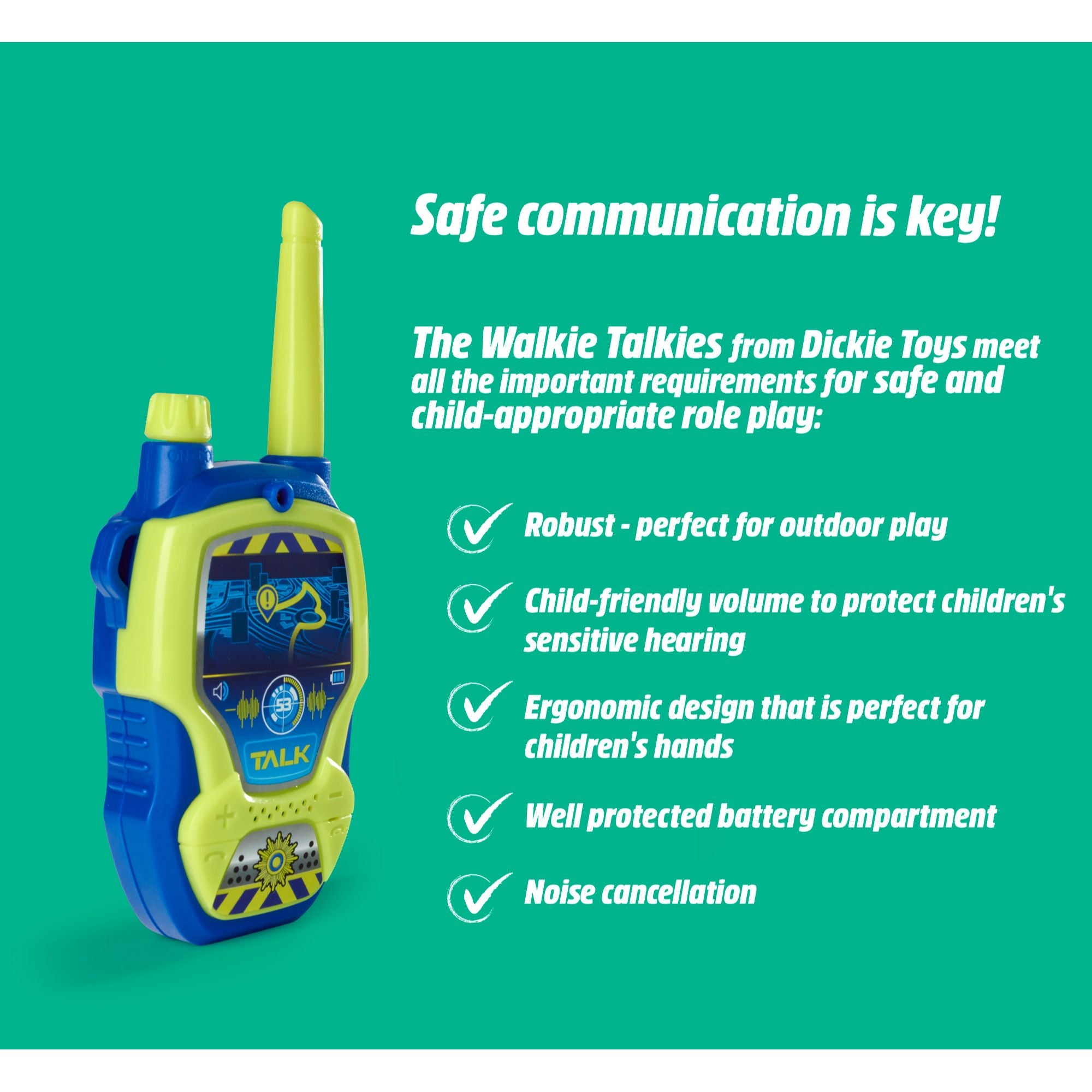 Dickie Toys Walkie Talkie Police