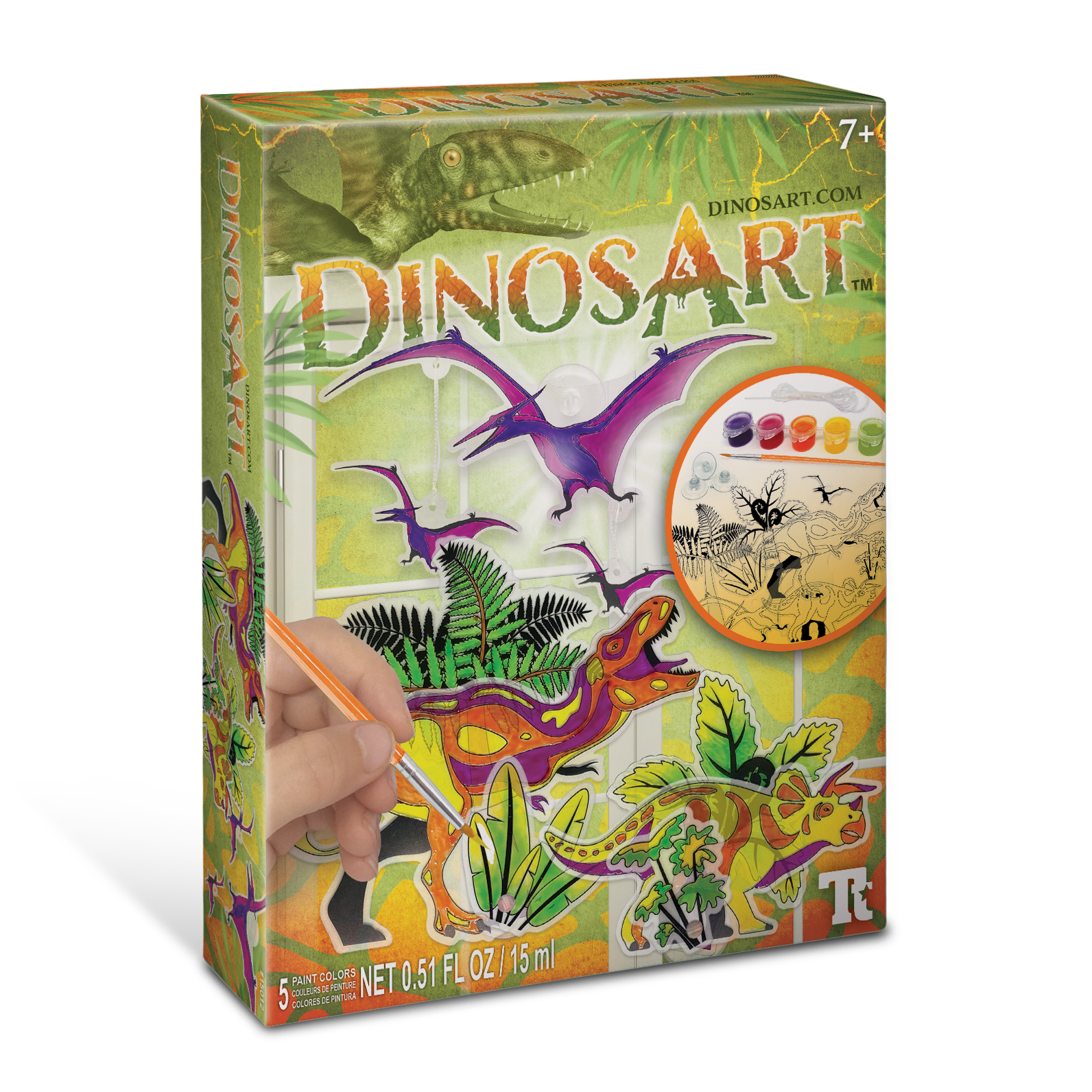 Dinosart Suncatchers