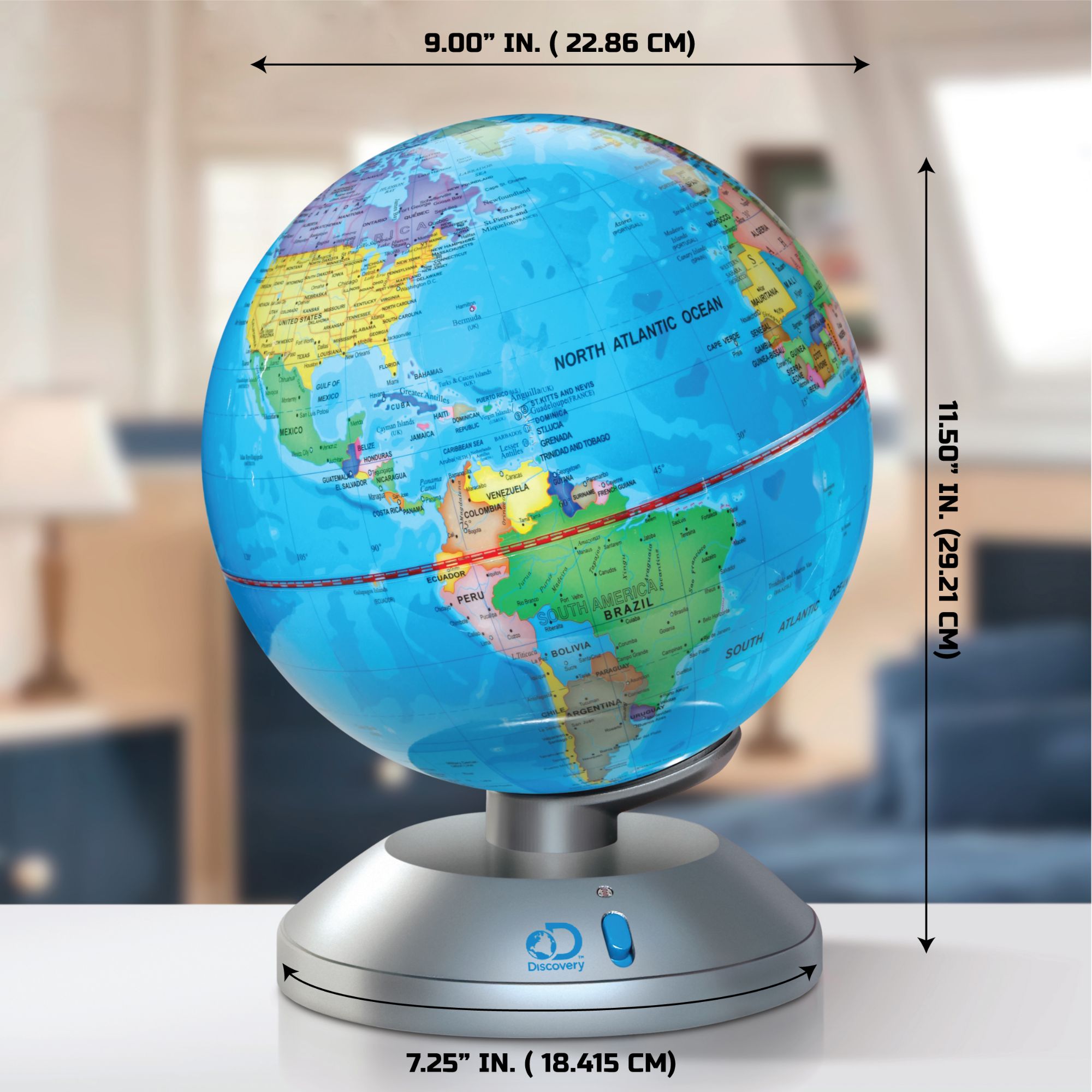 Discovery Mindblown 2-In-1 Globe Light – Toyworld Australia