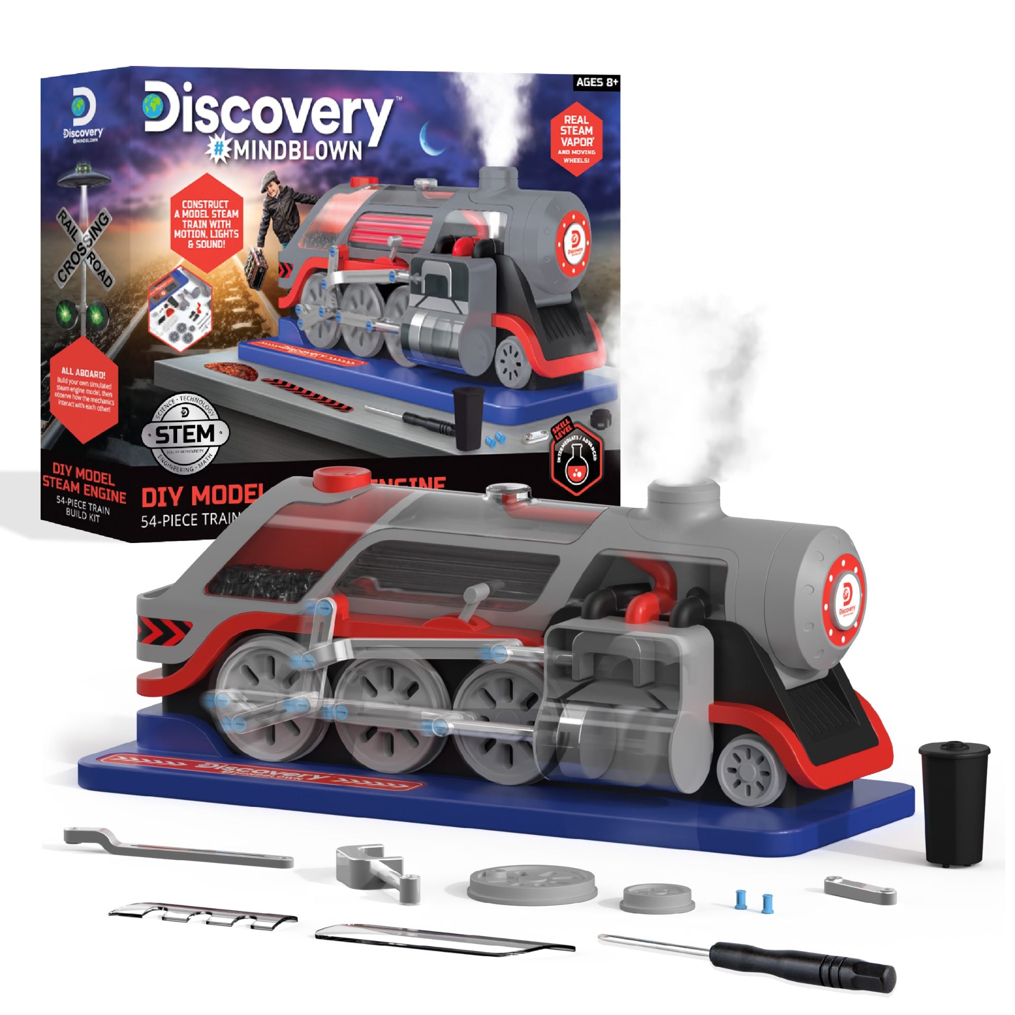 Toyworld Train Model Discovery Mindblown Diy Model Steam Engine – Toyworld Australia