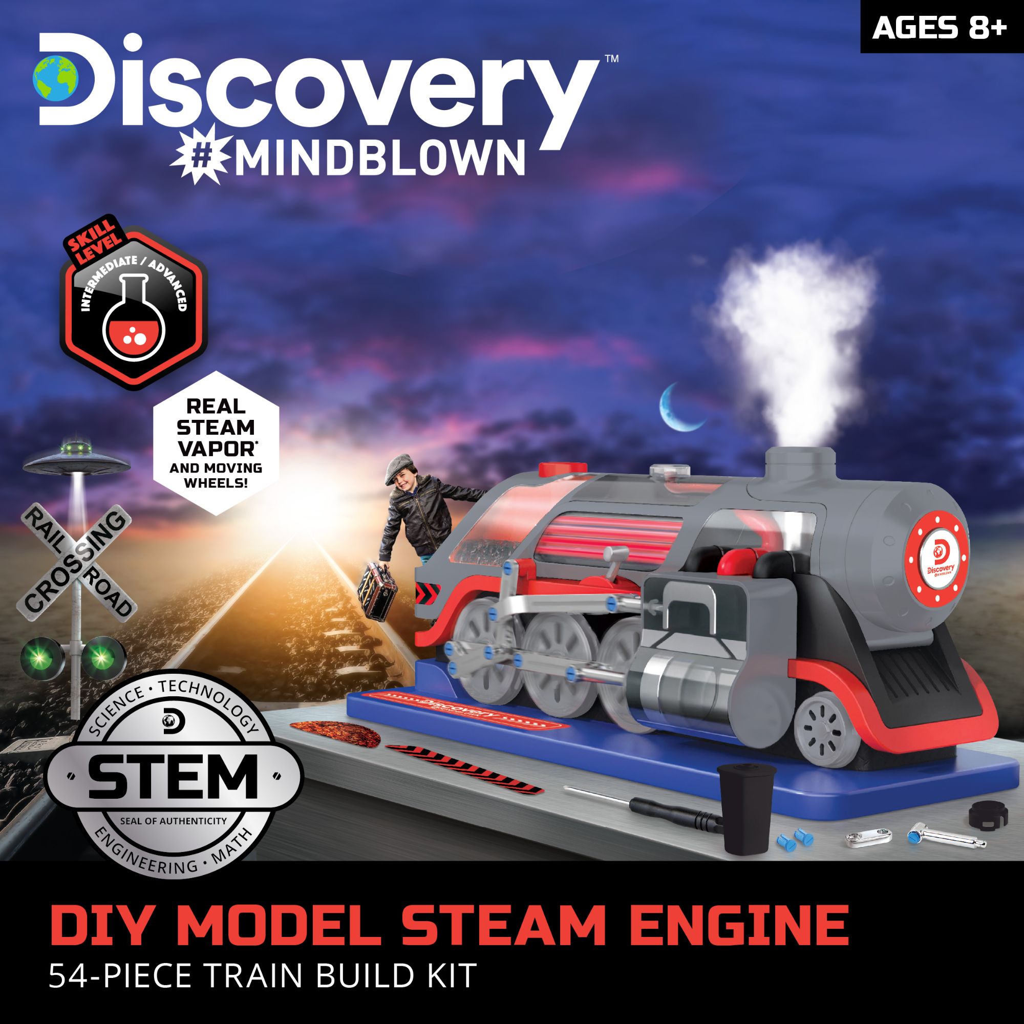 Toyworld Train Model Discovery Mindblown Diy Model Steam Engine – Toyworld Australia