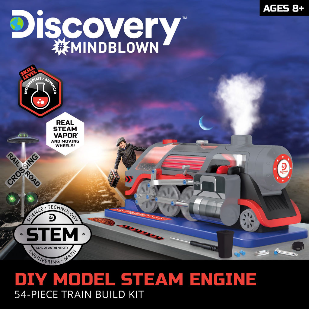 Discovery Building Engine Discovery Mindblown DIY Model Steam Engine – Toyworld Australia
