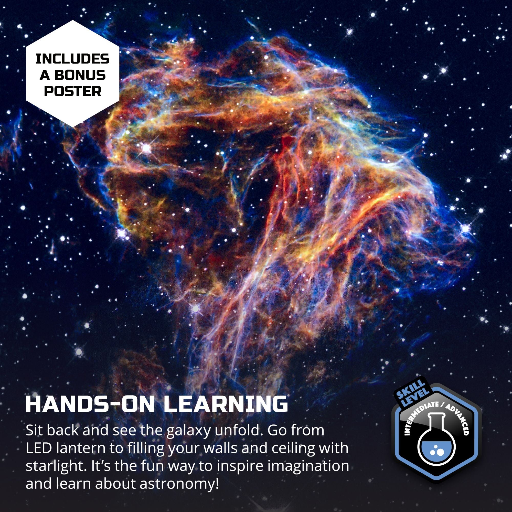 Discovery Mindblown Grab & Go Galaxy Lantern