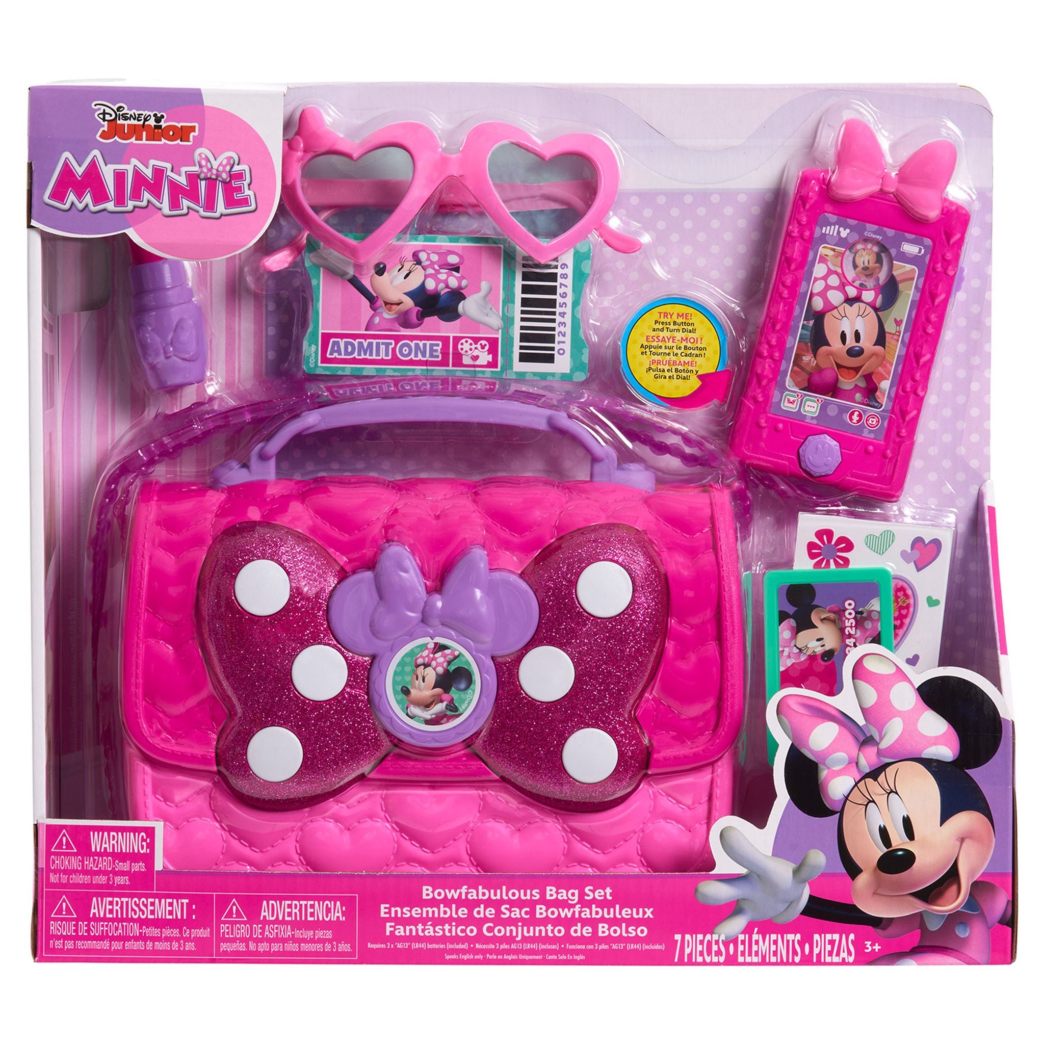 Disney Junior Minnie Mouse Bowfabulous Bag Set