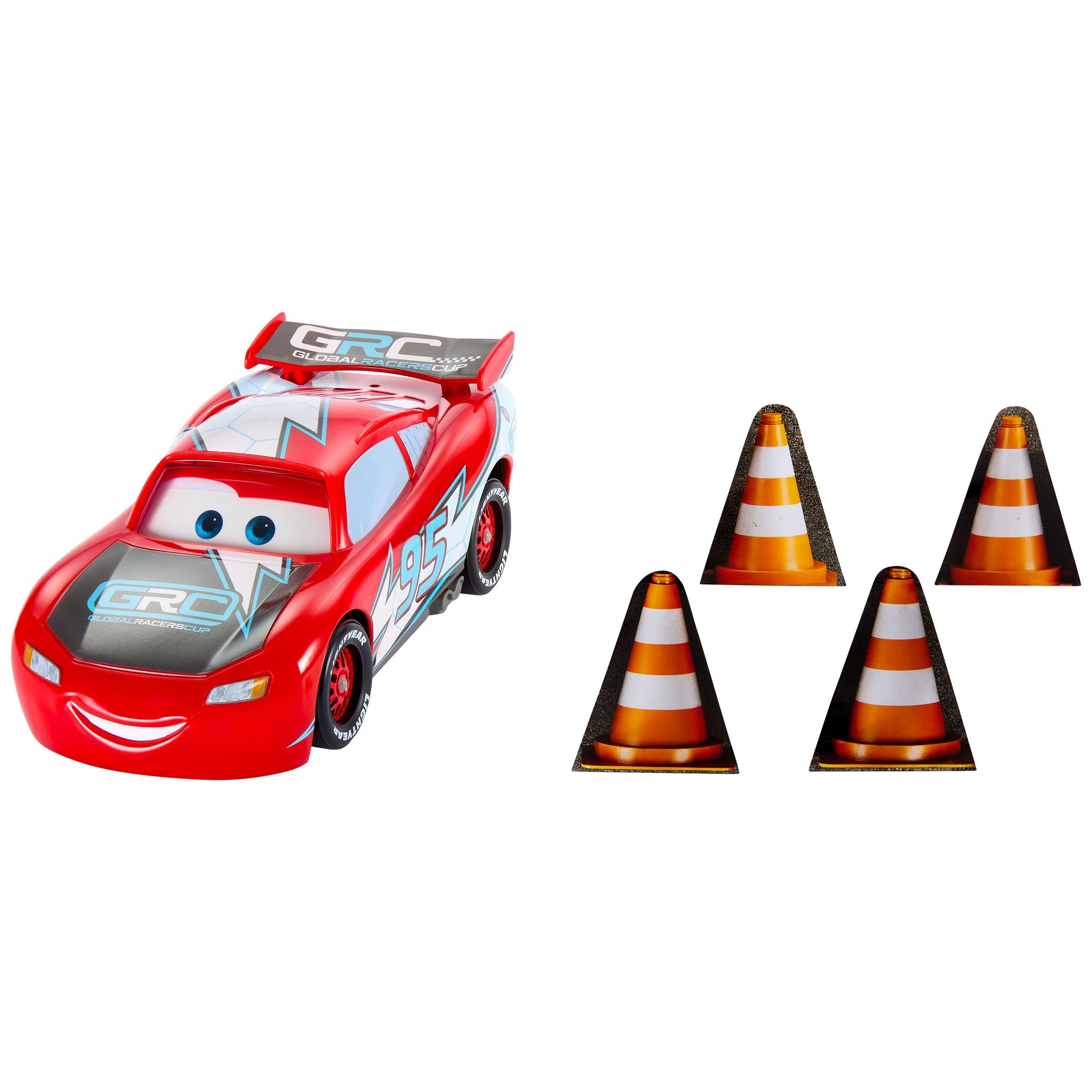Disney Pixar Cars Global Racers Cup Drift & Race Lightning Mcqueen