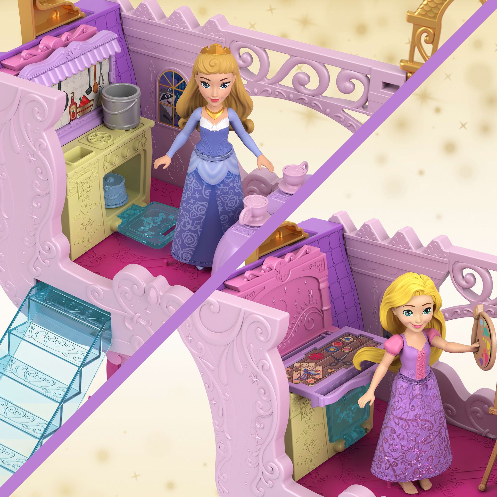 Disney Princess Carriage To Castle Playset