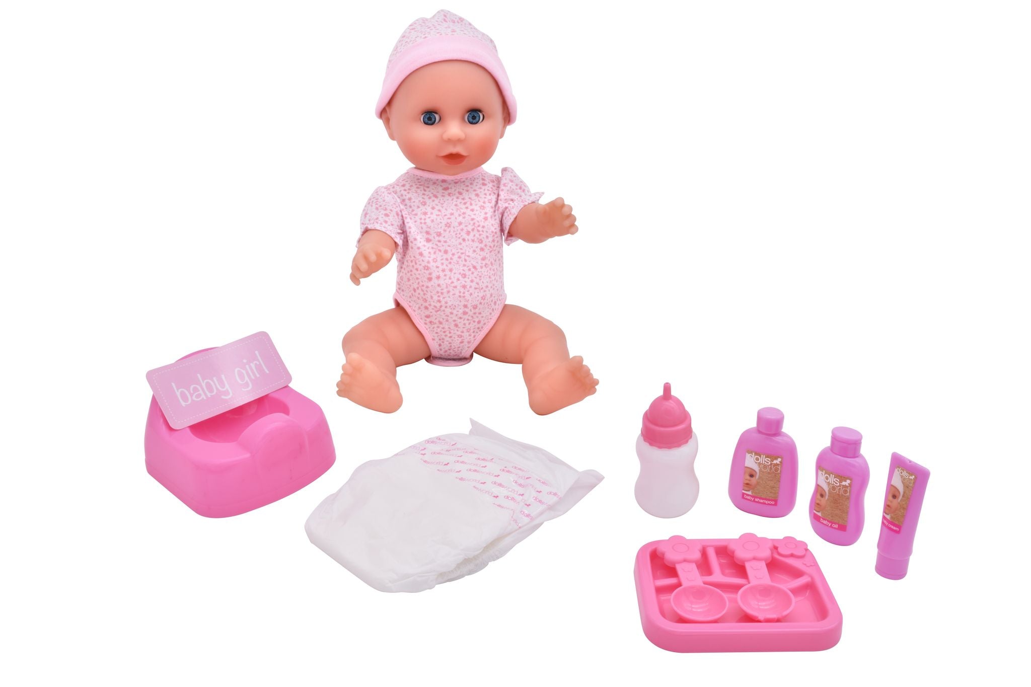 Dolls World Drink & Wet Olivia 38cm Doll