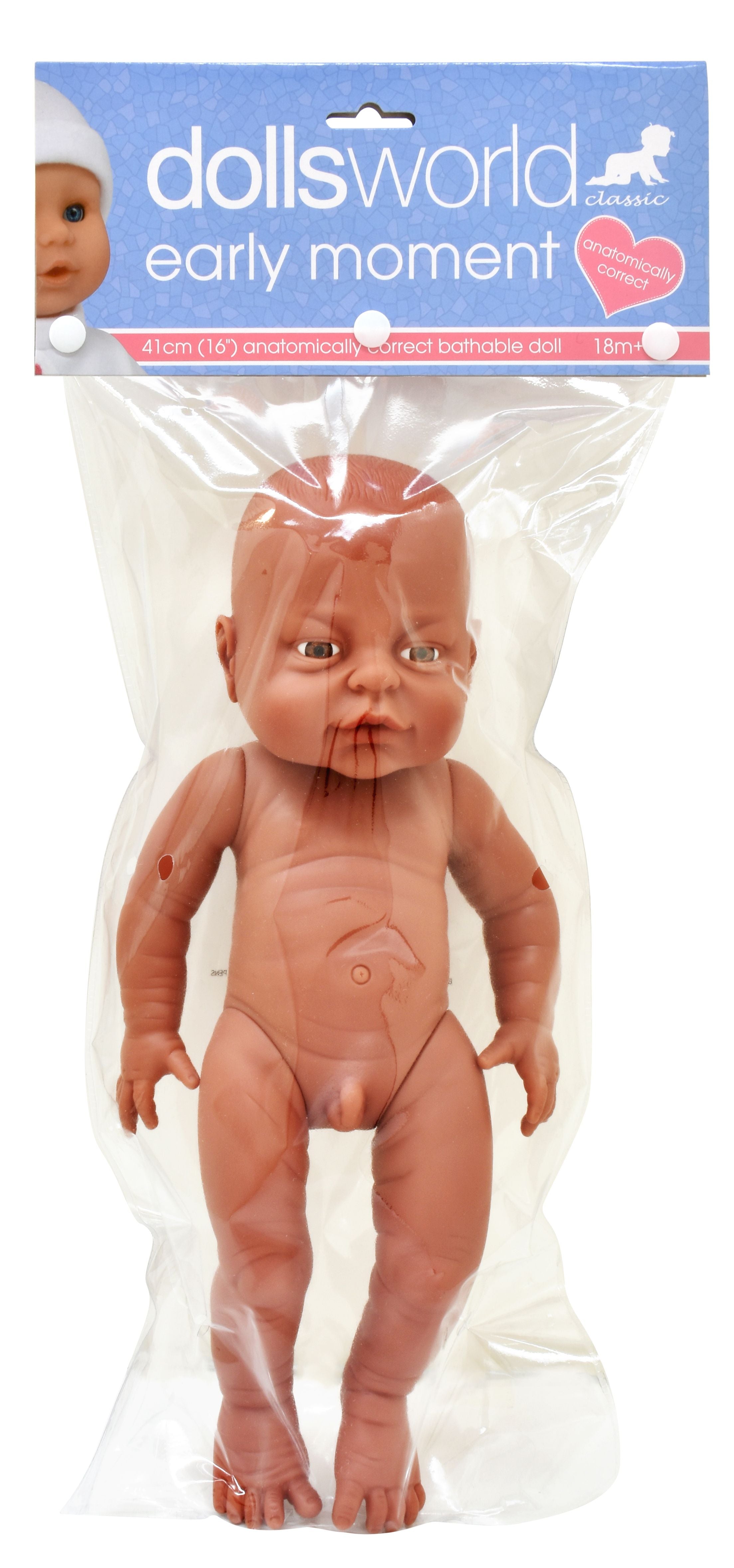 Dolls World Early Moments 16 Inch (41cm) Boy Doll