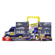Dickie Toys Carry & Store Police Vehicle Transporter
