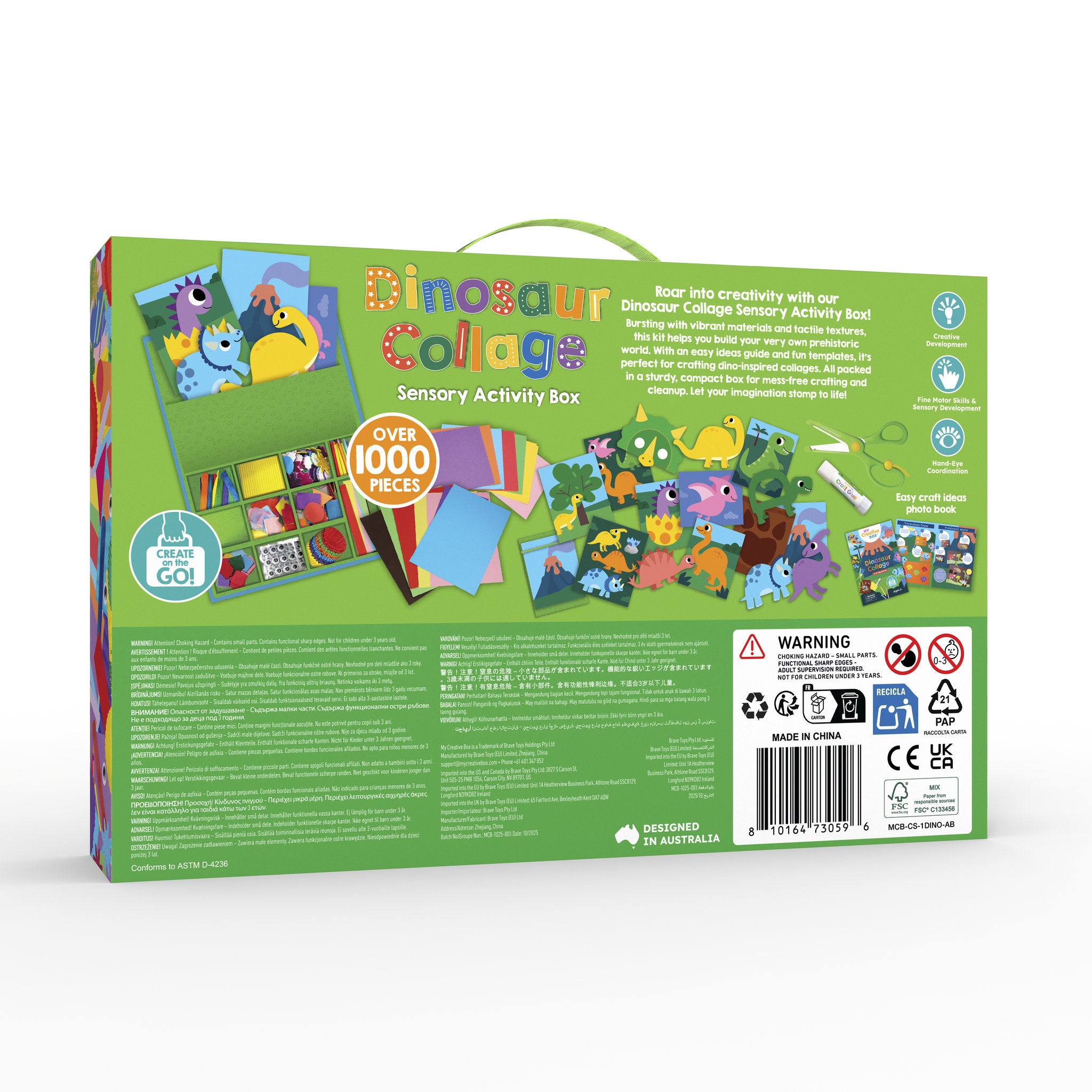 My Creative Box - Dinosaur Collage Activity Box