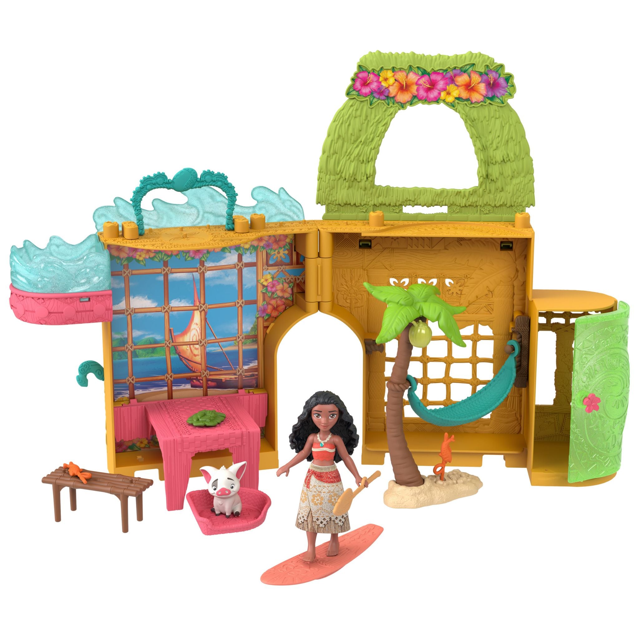 Disney Princess Moana's Island Home Storytime Stackers Small Castle