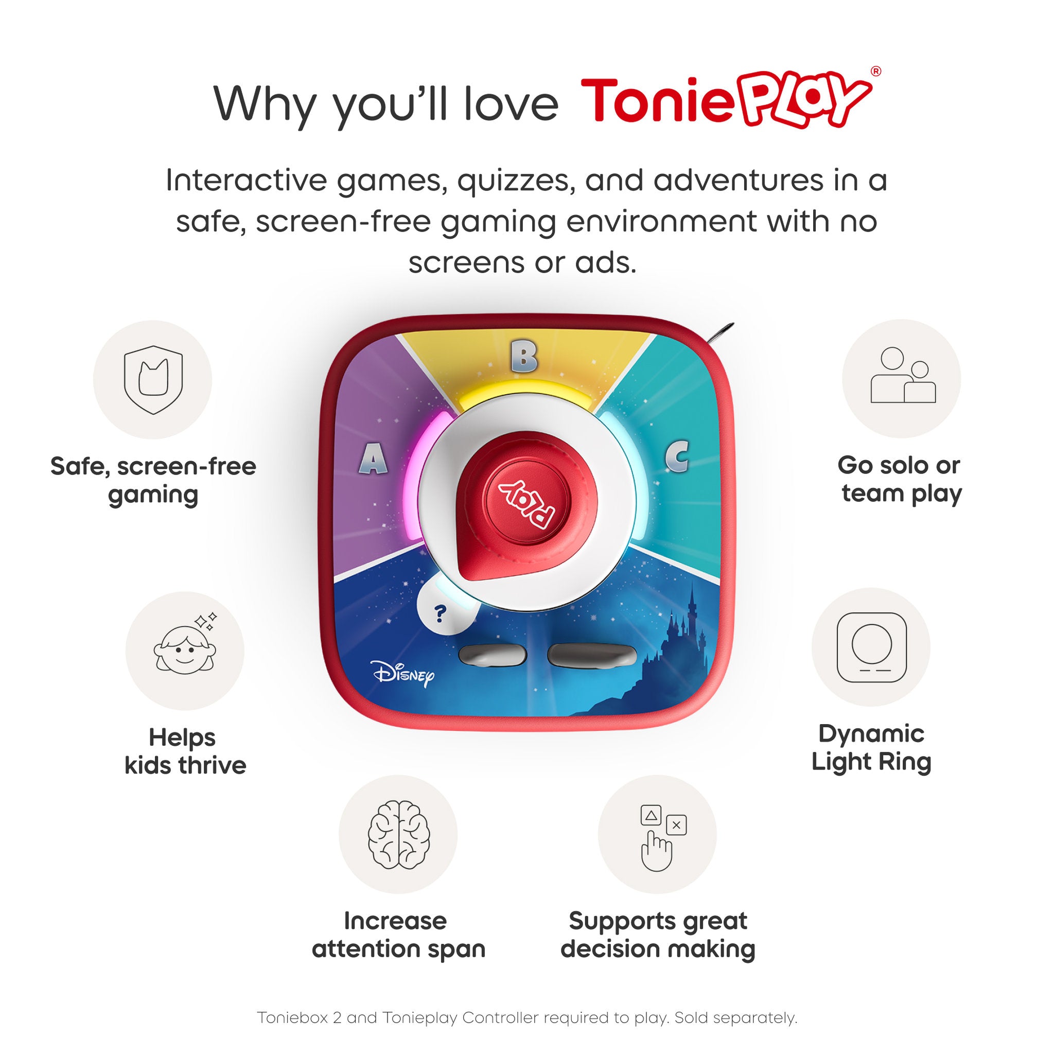 Tonies Tonieplay - Disney Quiz Kingdom Game