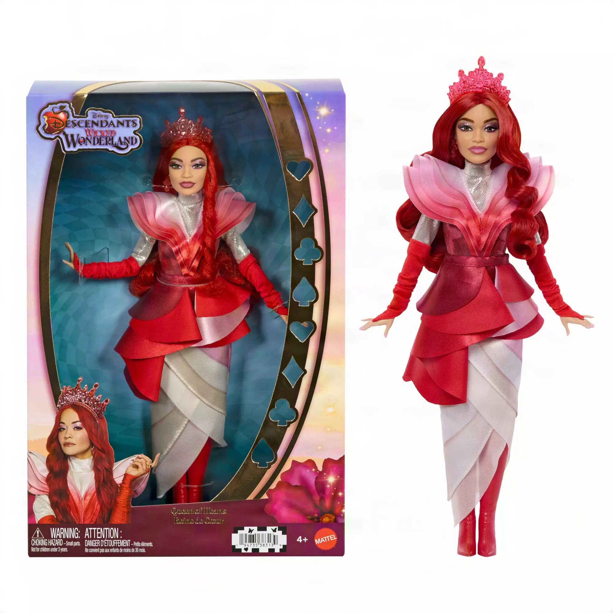 Disney Descendants Wicked Wonderland Deluxe Fashion Doll - Queen of Hearts