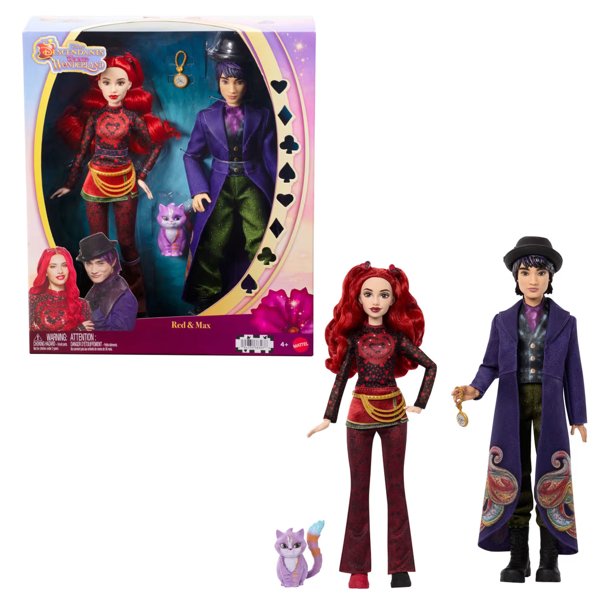 Disney Descendants Wicked Wonderland Doll 2-Pack - Red & Max
