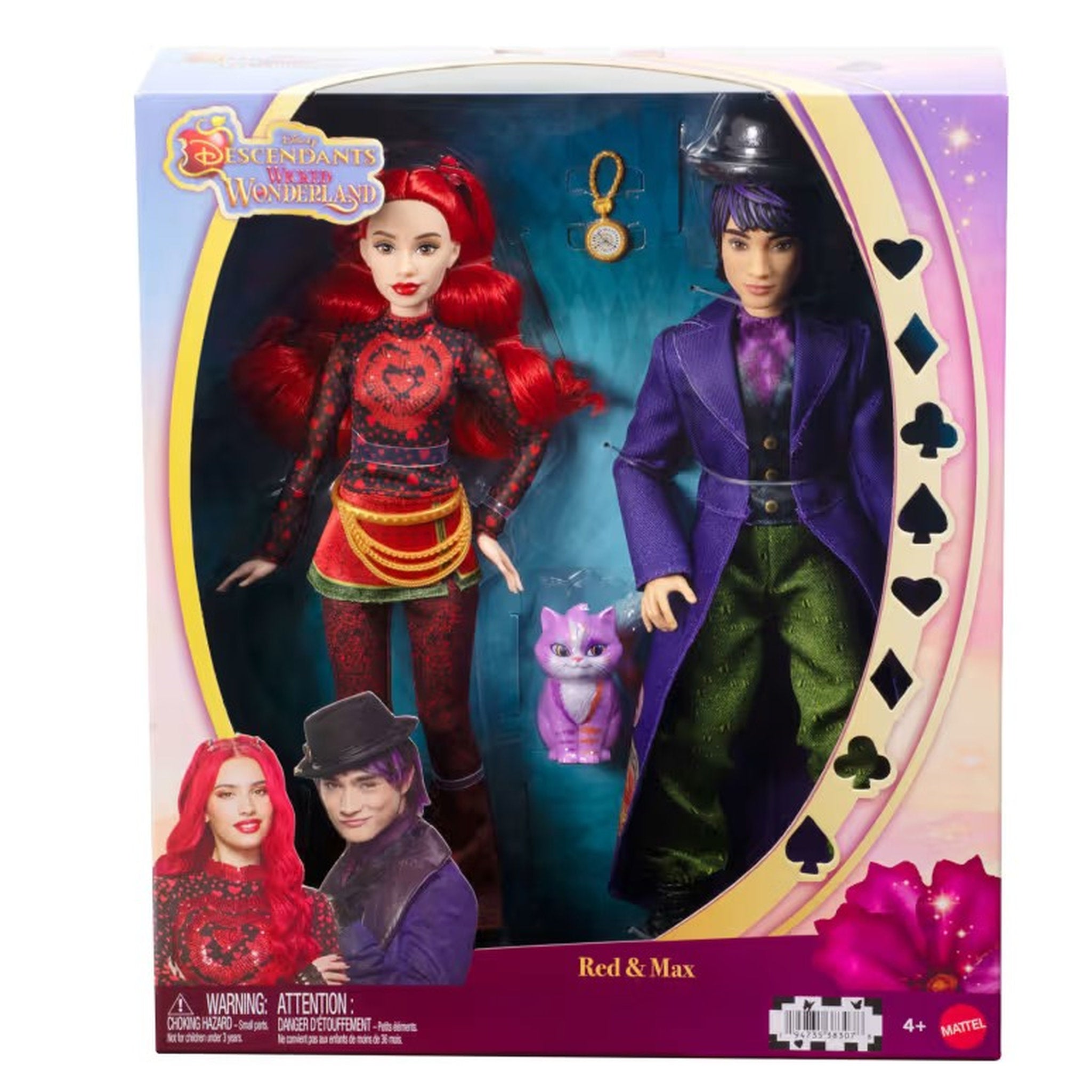 Disney Descendants Wicked Wonderland Doll 2-Pack - Red & Max