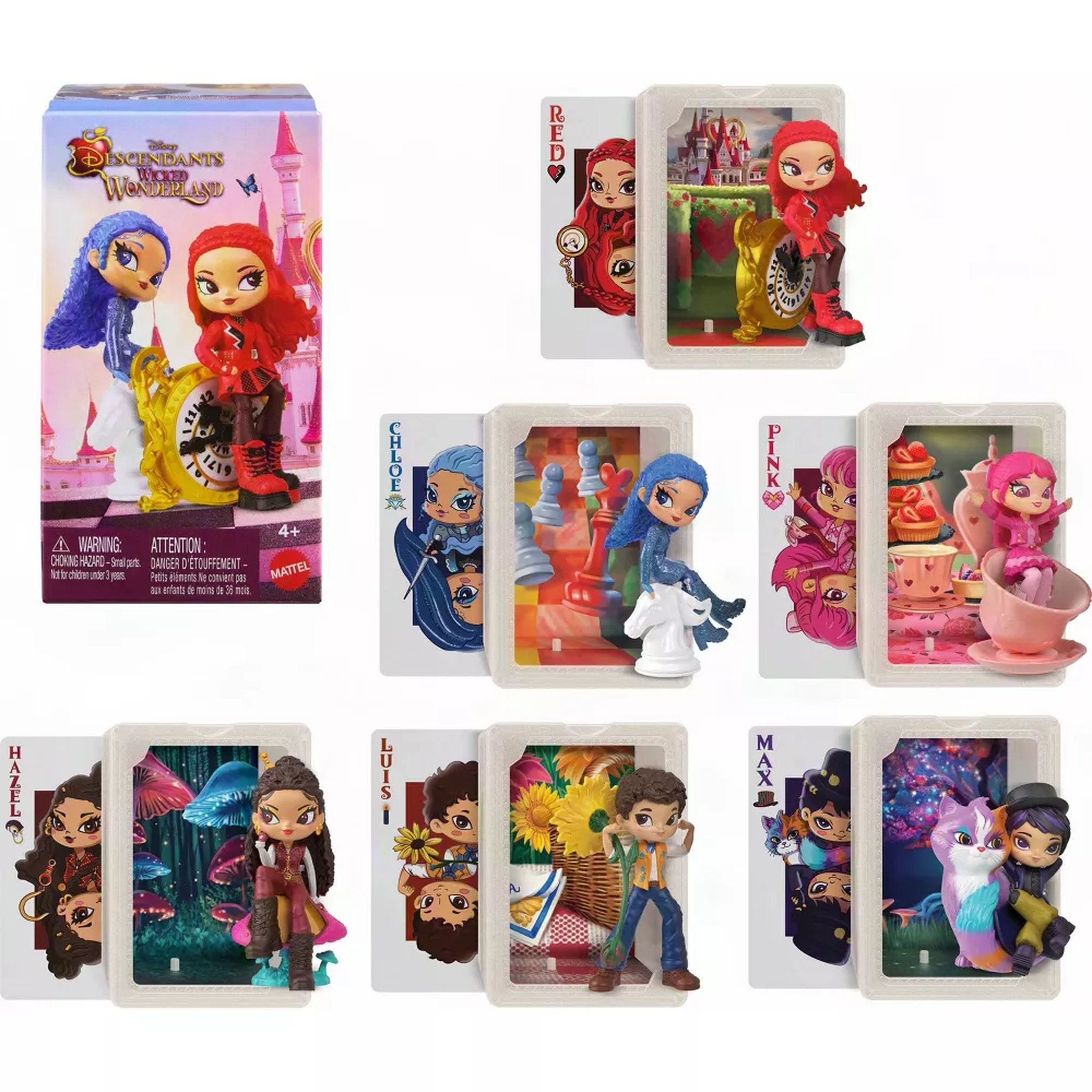 Disney Descendants Wicked Wonderland Stack and Reveal Toy Surprise Assorted Styles