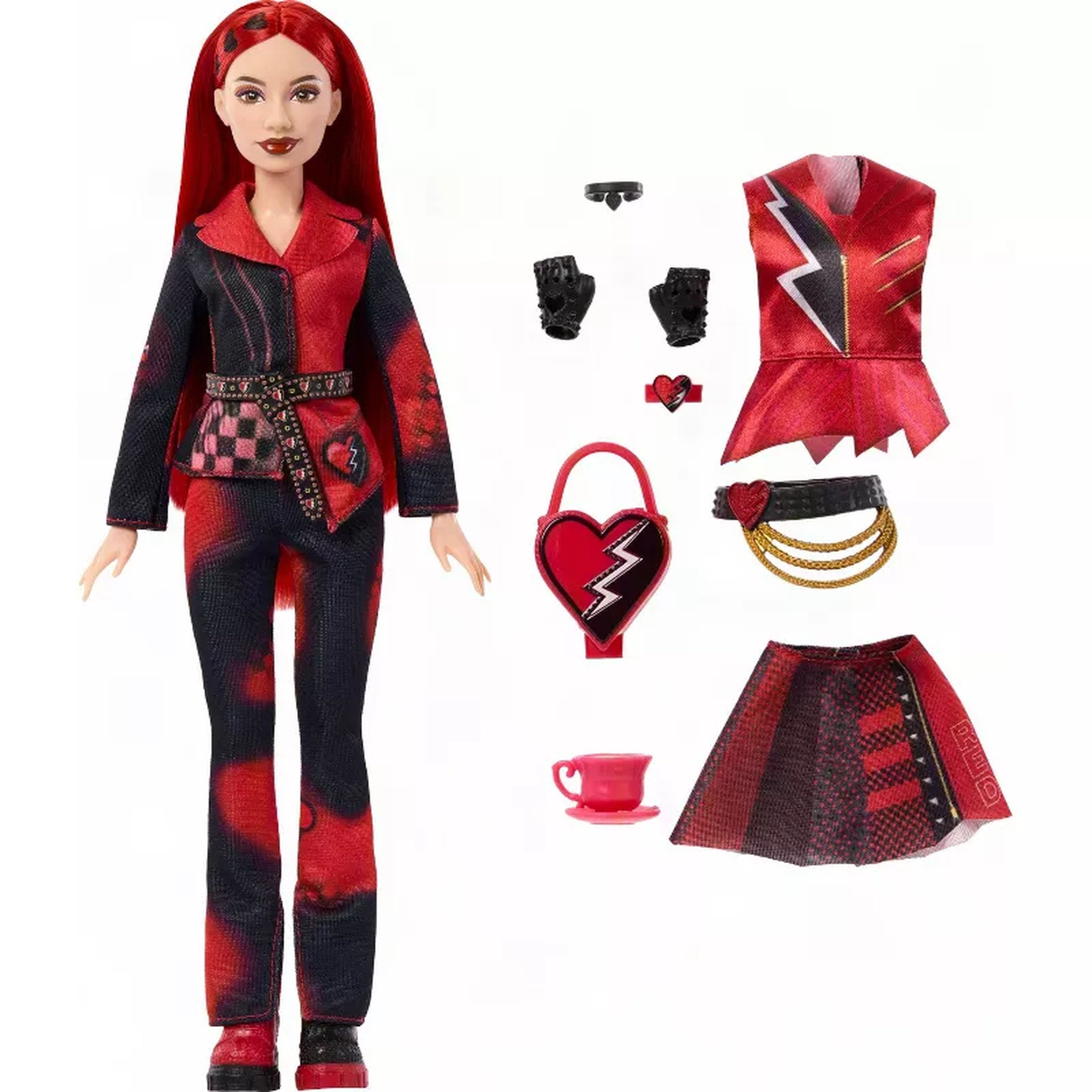 Disney Descendants Wicked Wonderland Fashion Doll - Red Tea Party Reveal