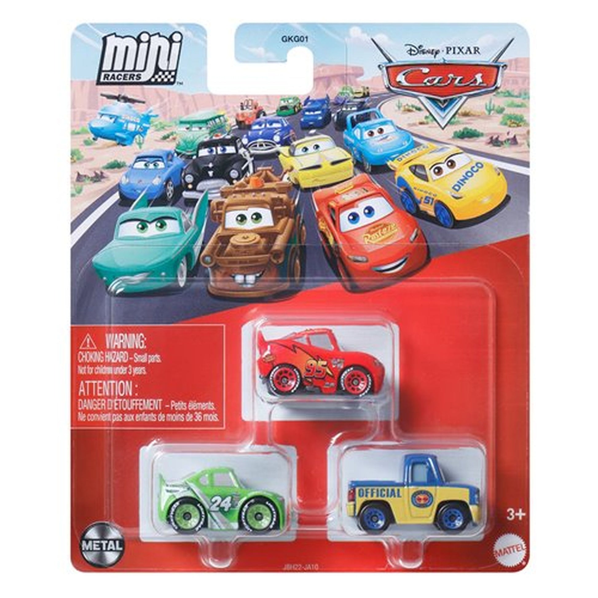 Disney Pixar Cars Mini Racers Pack Brick Yardley, Lightning