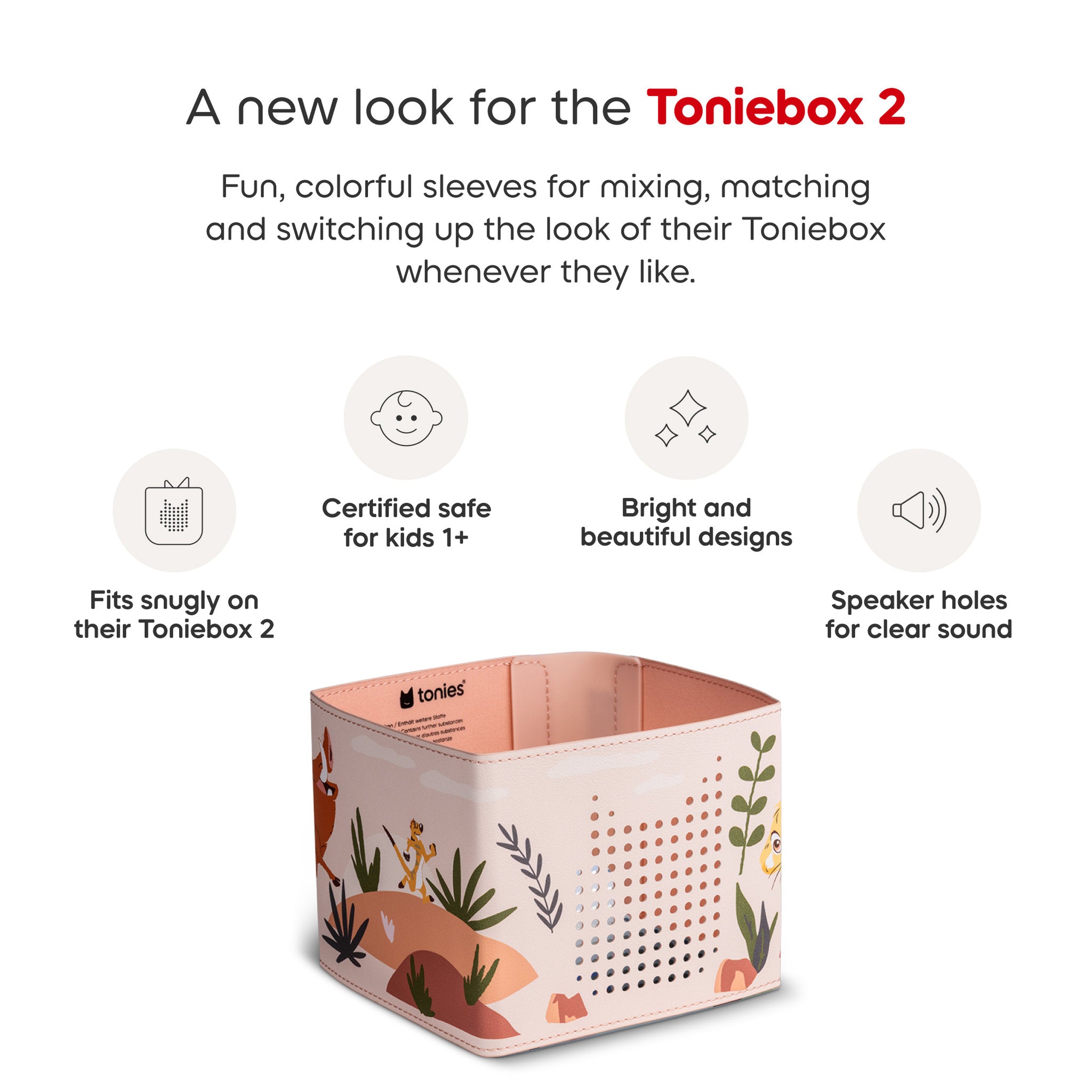 Tonies Toniebox 2 Sleeve - Disney Lion King