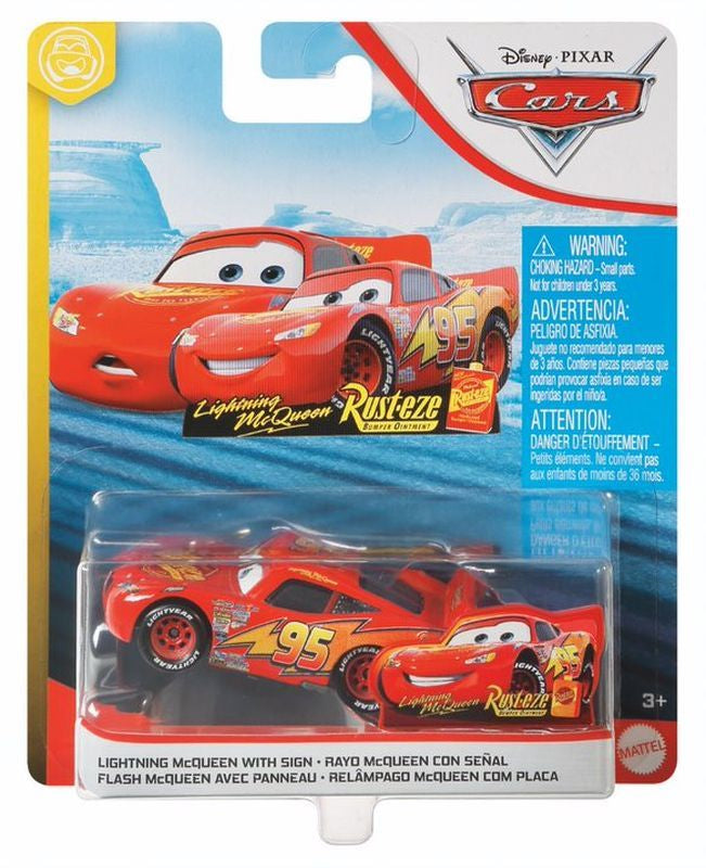 Disney Pixar Cars - Lightning McQueen With Sign