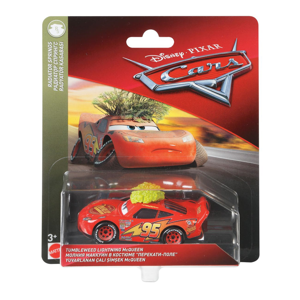 DISNEY CARS CHARACTER CAR TUMBLEWEED LIGHTNING MCQUEEN Toyworld Australia
