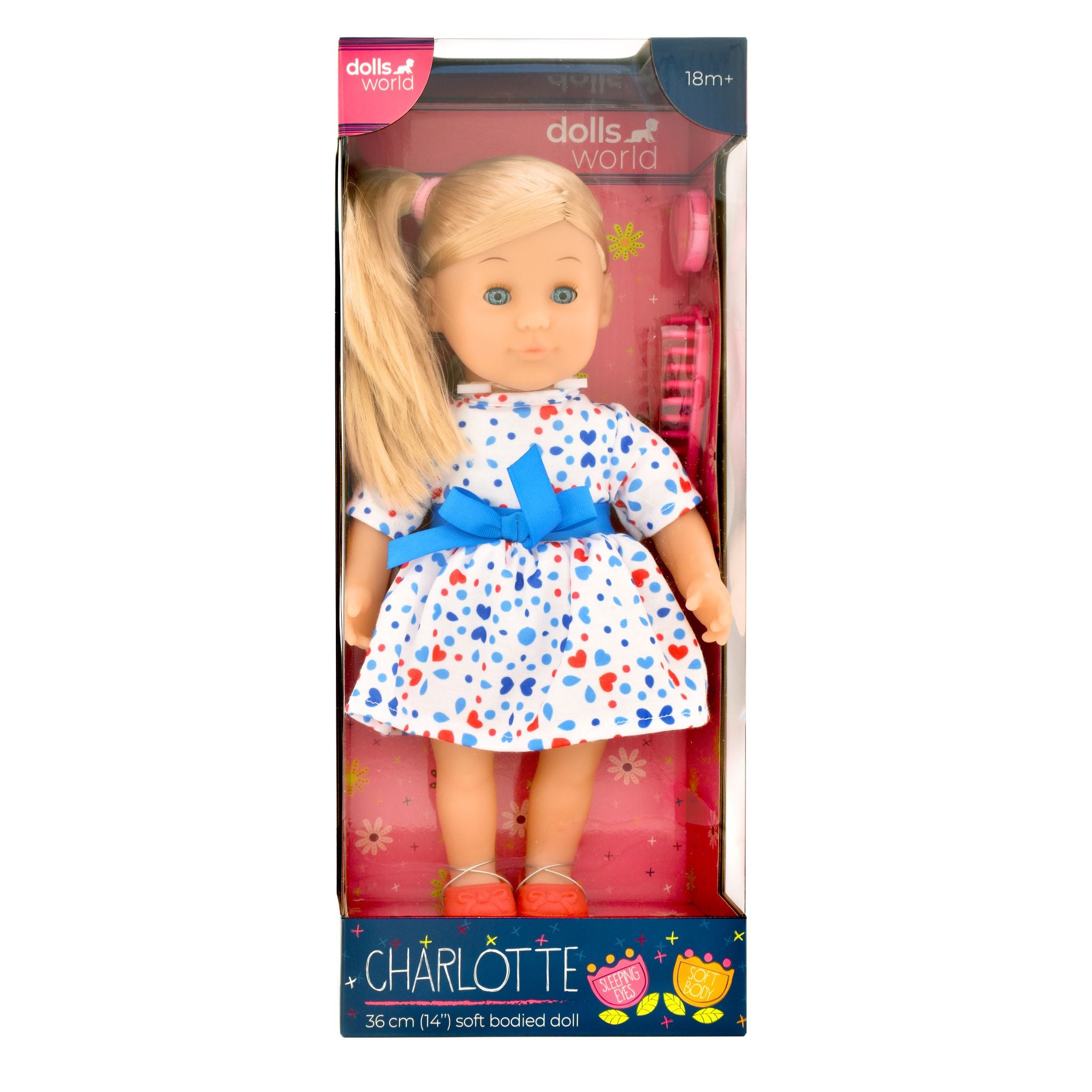 Dolls World Charlotte 36cm Doll - Blonde