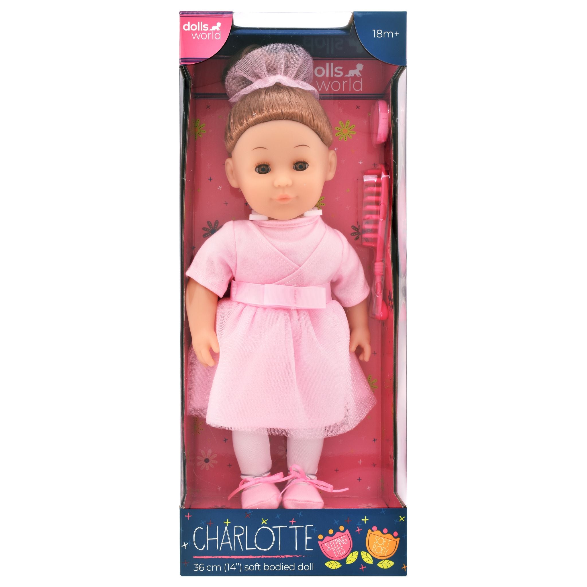 Dolls World Charlotte 36cm Doll - Brunette
