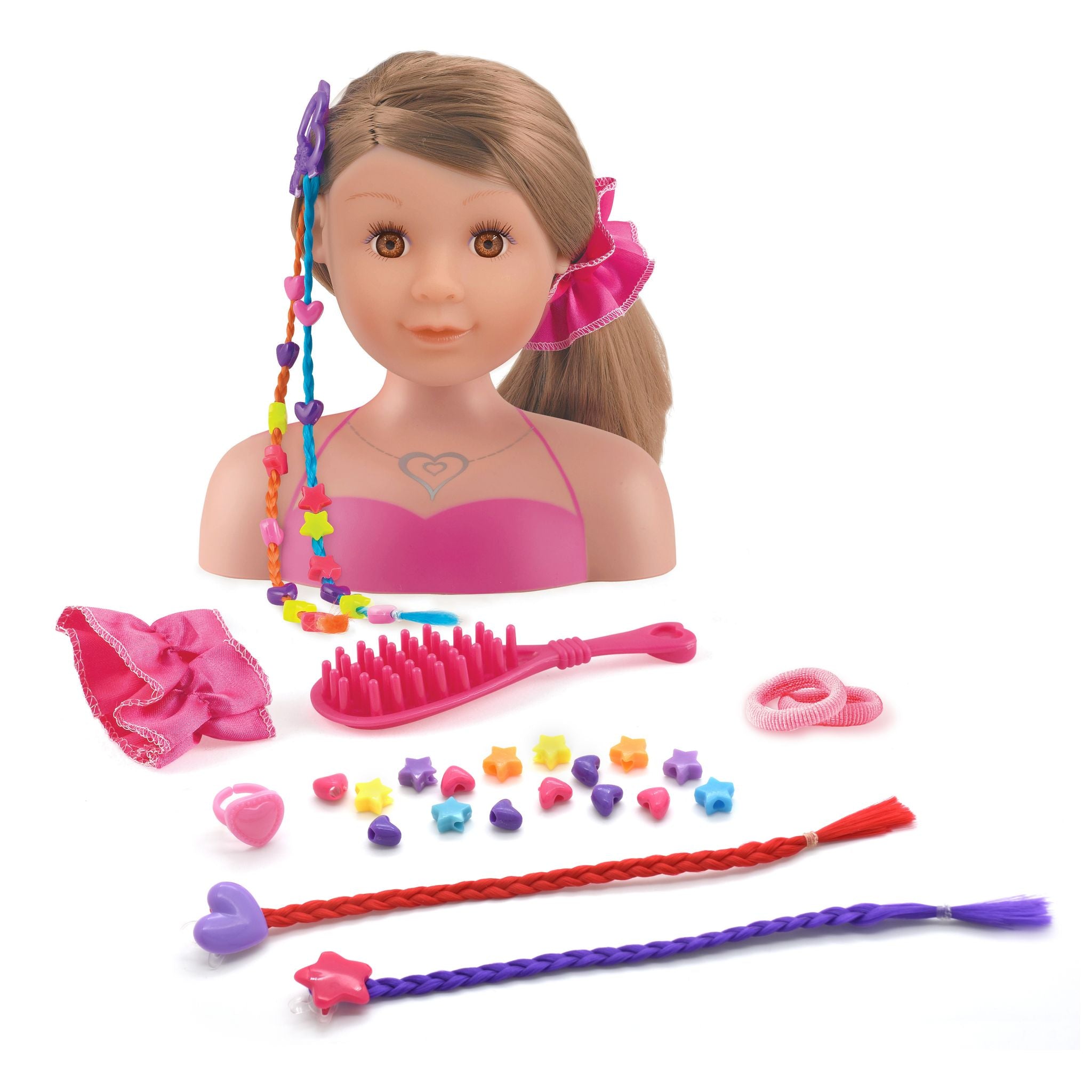 Dolls World Ashley Styling Head Playset - Brunette