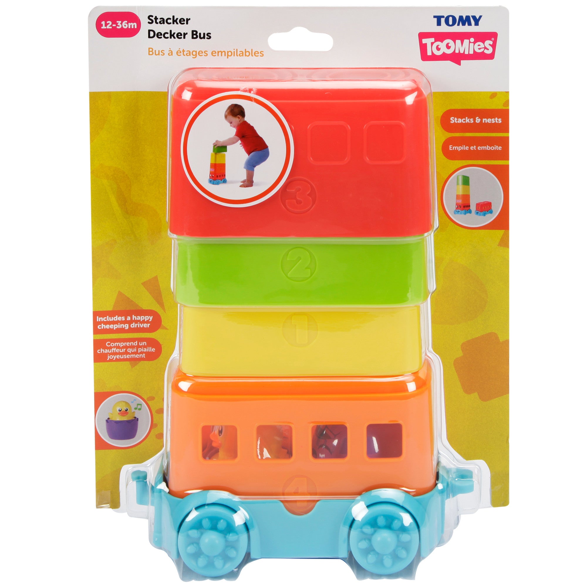 TOMY Toomies Stacker Decker Bus