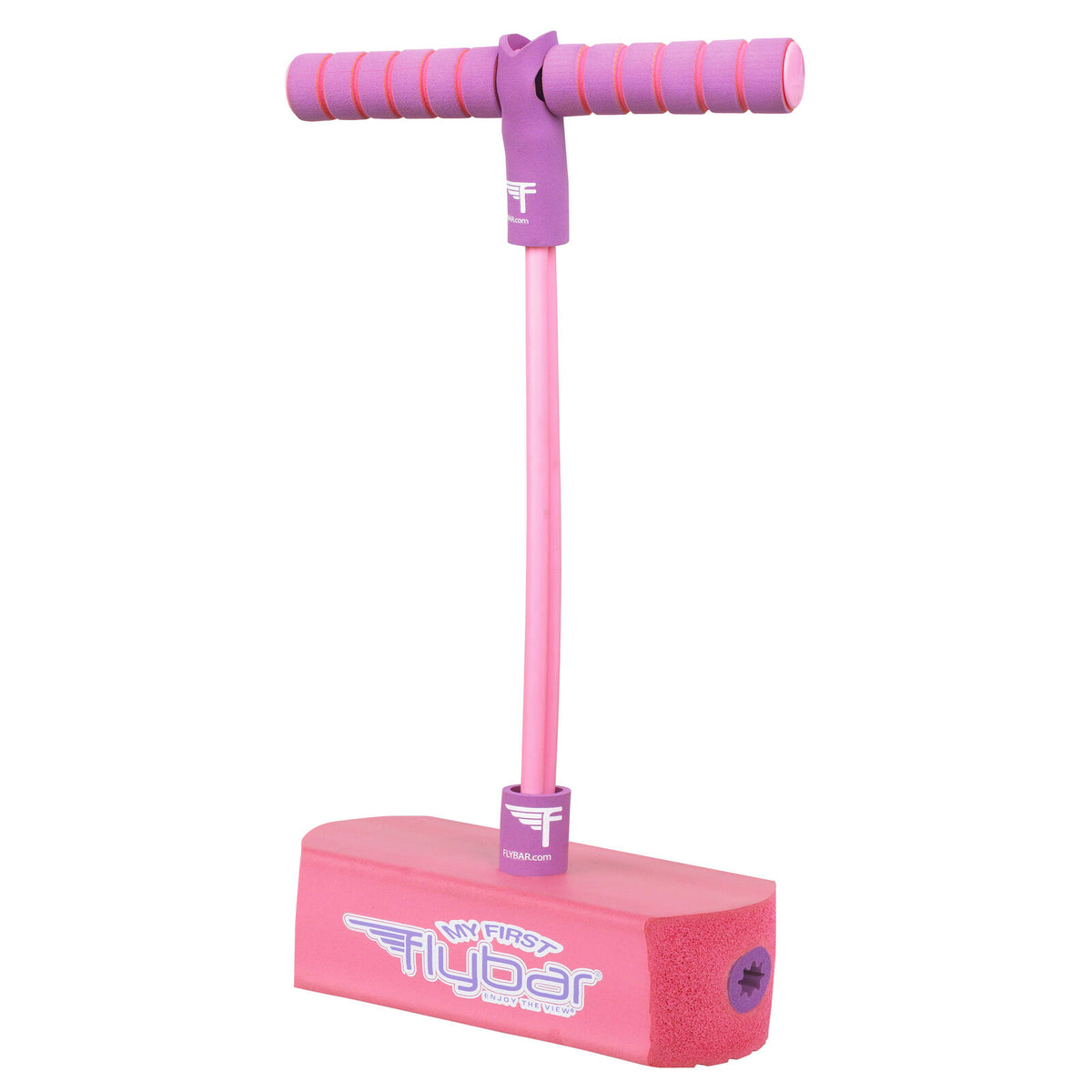 Flybar Jump & Squeak Foam Pogo - Pink - Toyworld Australia