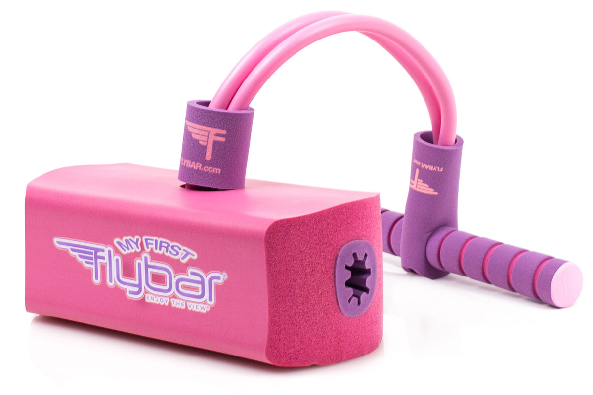 Flybar Jump & Squeak Foam Pogo - Pink - Toyworld Australia