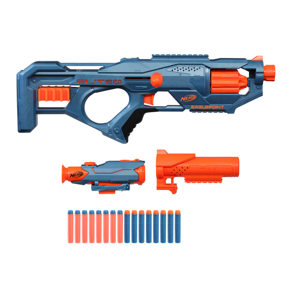 NERF Elite 2.0 Eaglepoint Rd-8 Dart Blaster - Toyworld Australia