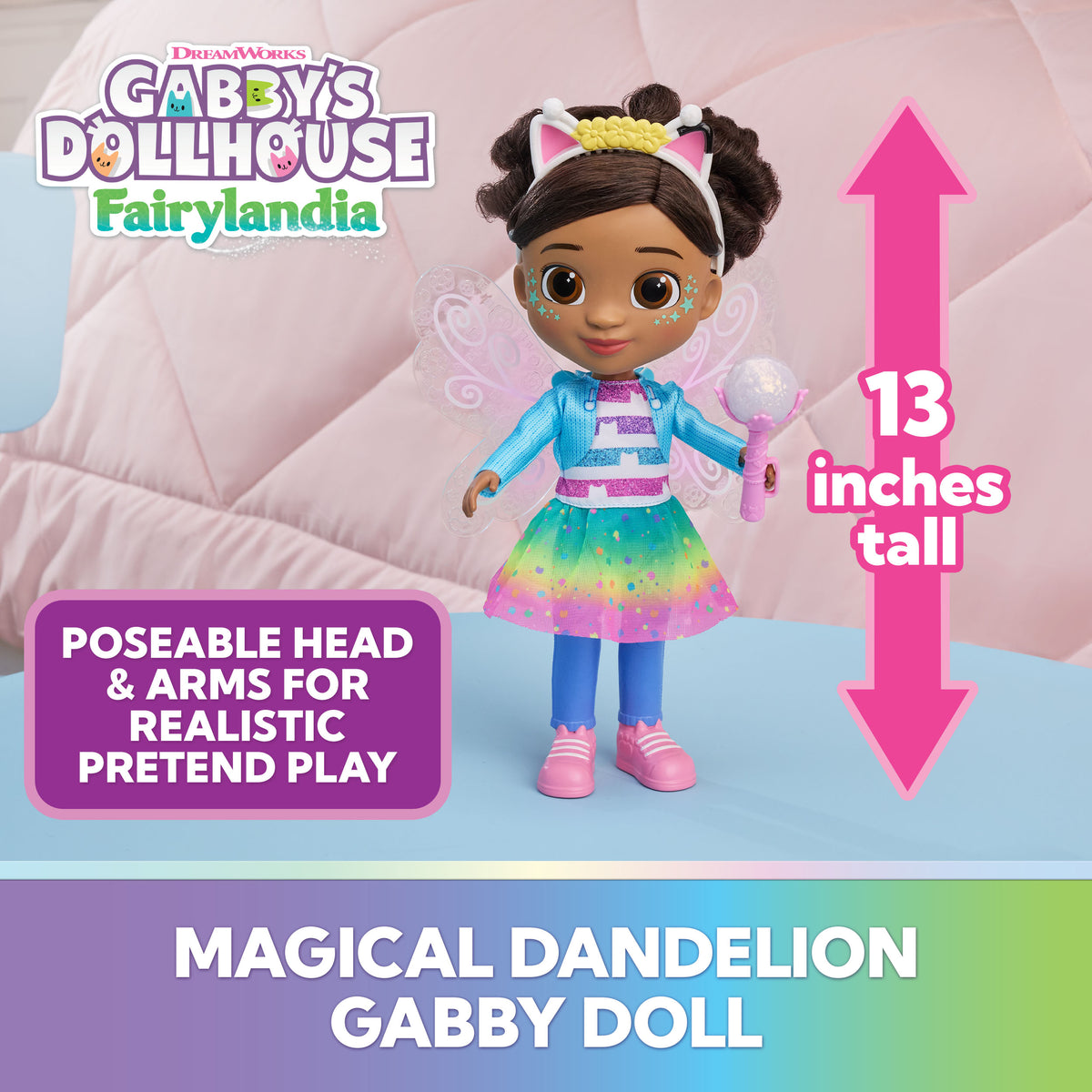Gabby's Dollhouse Fairy Wishes Doll - Gabby