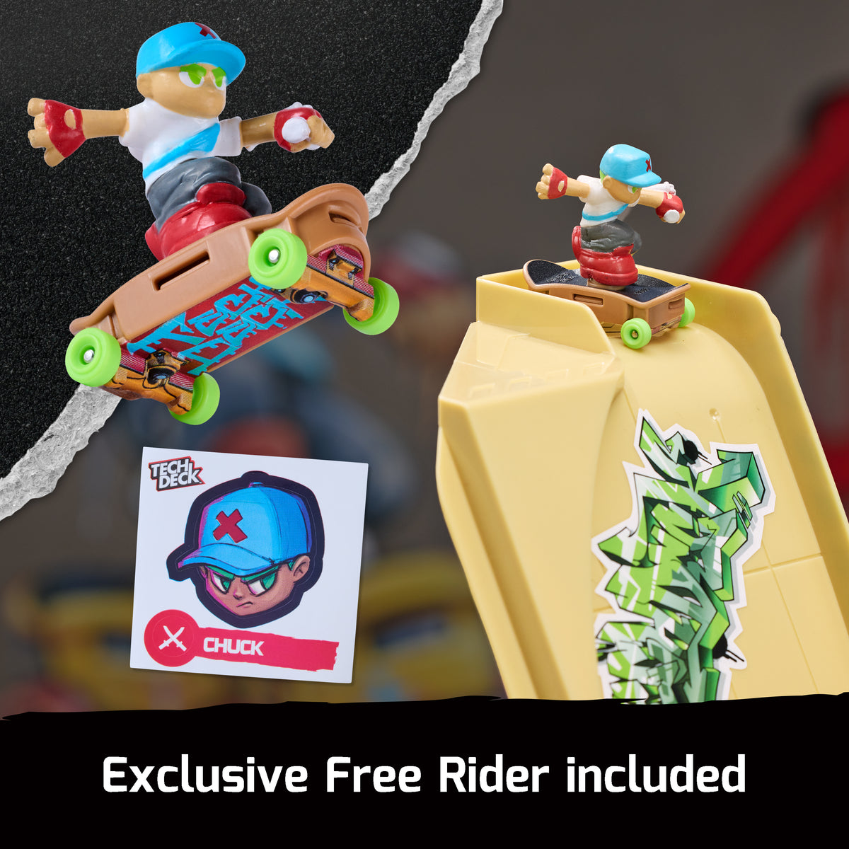 Tech Deck Free Riders Extreme Playset